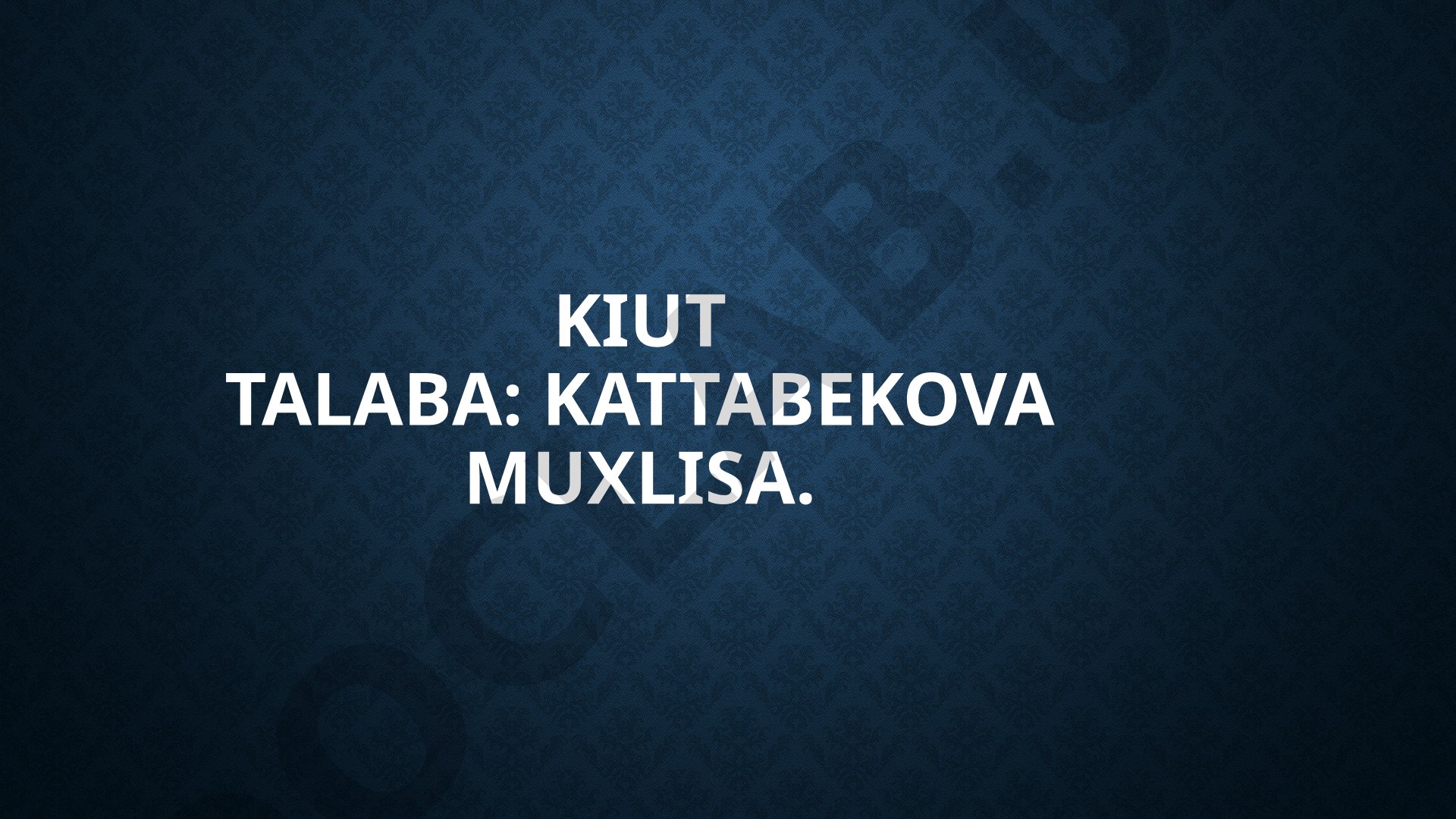 Tibbiy etika tushunchasi va asosiy tamoyillari