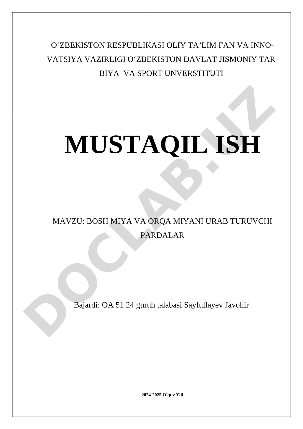Bosh miya va orqa miyani urab turuvchi pardalar