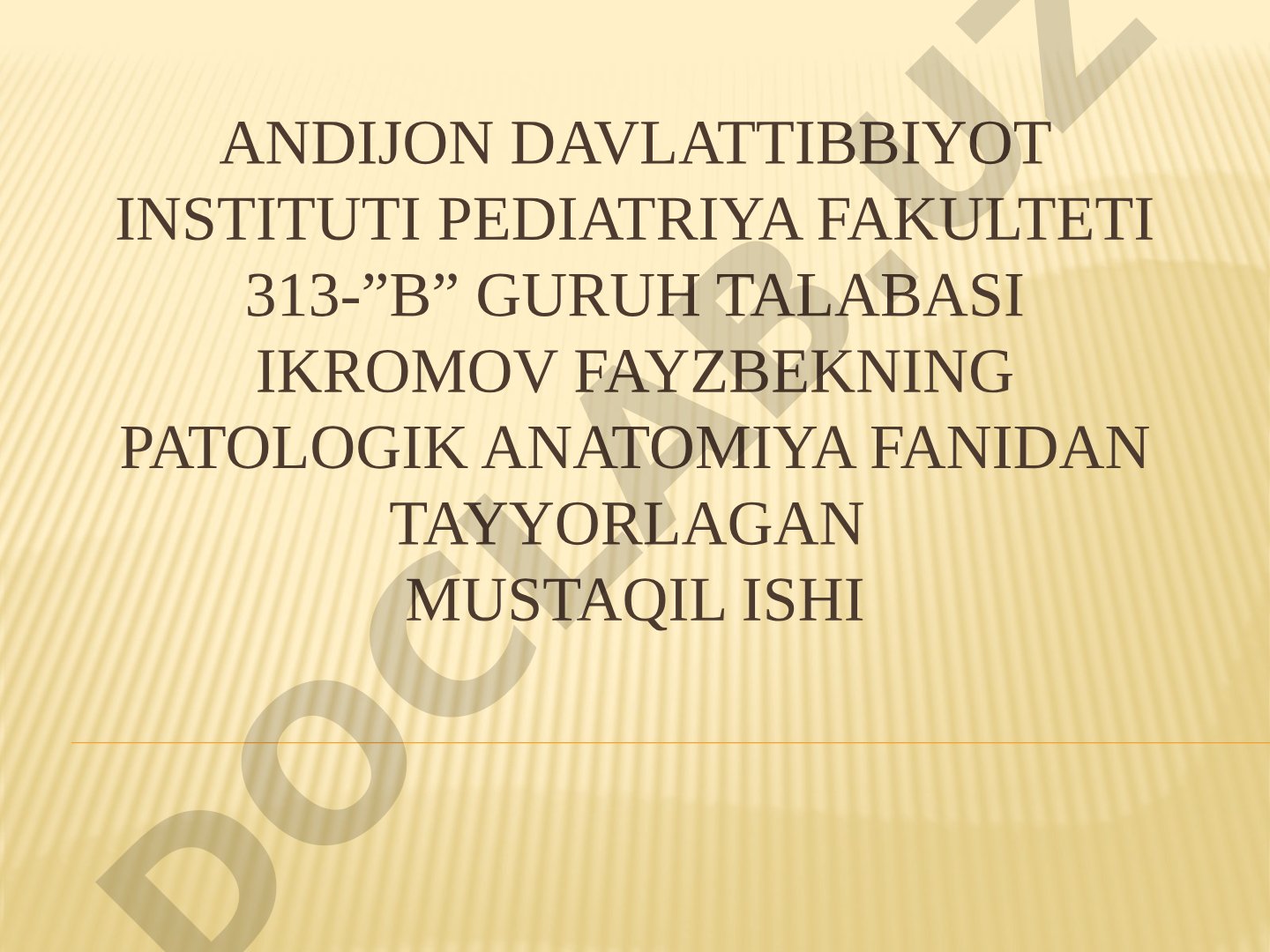 O'pkaning metabolik funksiyalari va patologik o'zgarishlari