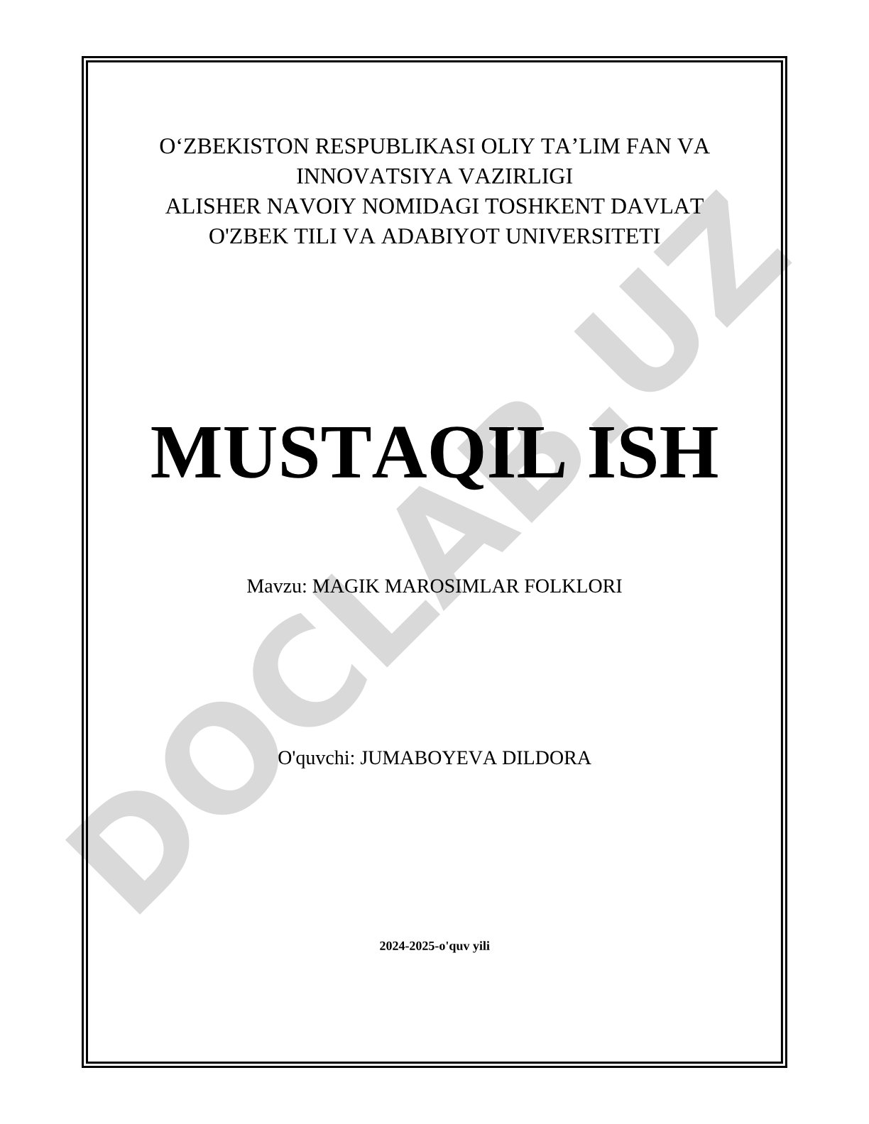 Magik marosimlar folklori
