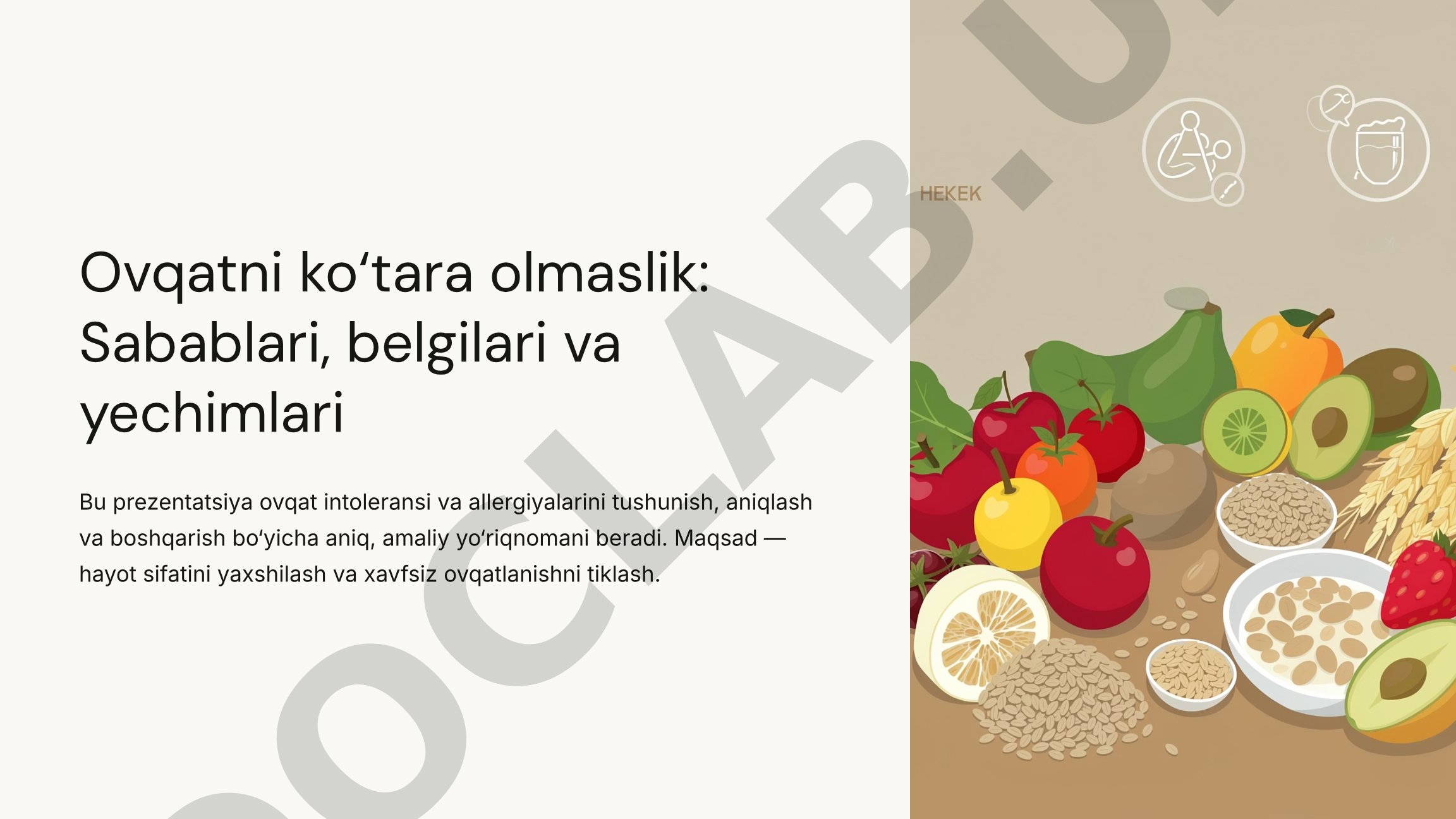 Ovqatni ko‘tara olmaslik: Sabablari, belgilari va yechimlari