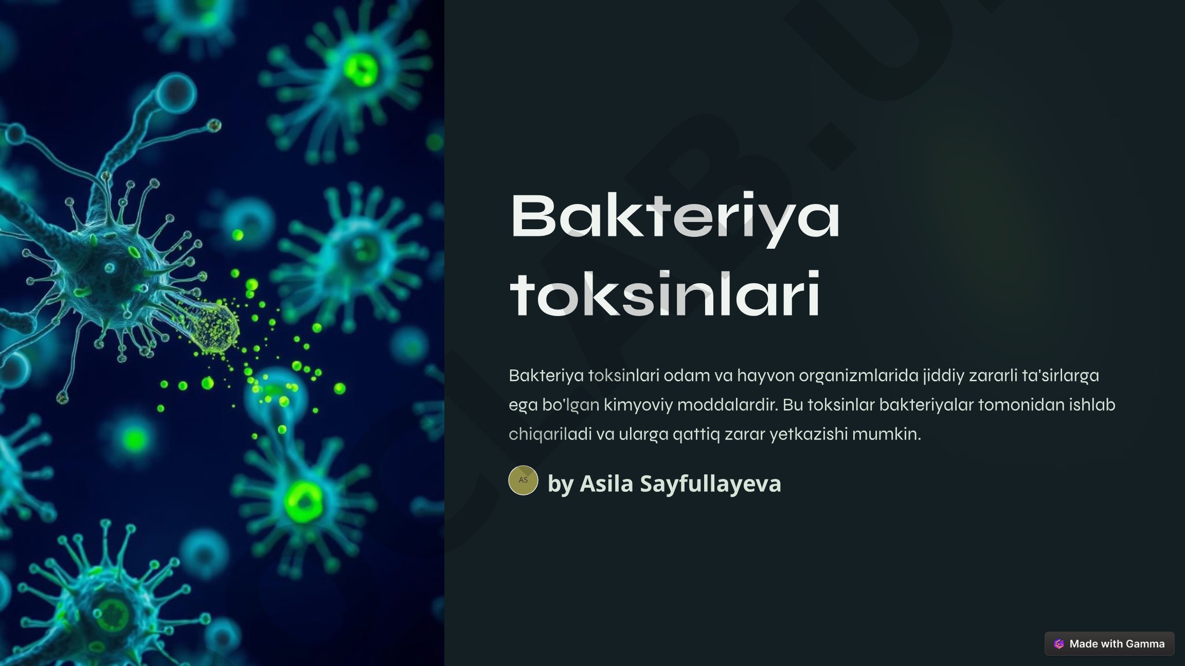 Bakteriya toksinlari
