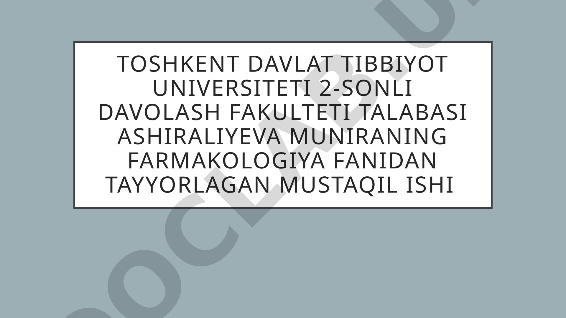 Sodda jonivorlarga qarshi vositalar. Sulfanilamid preparatlari