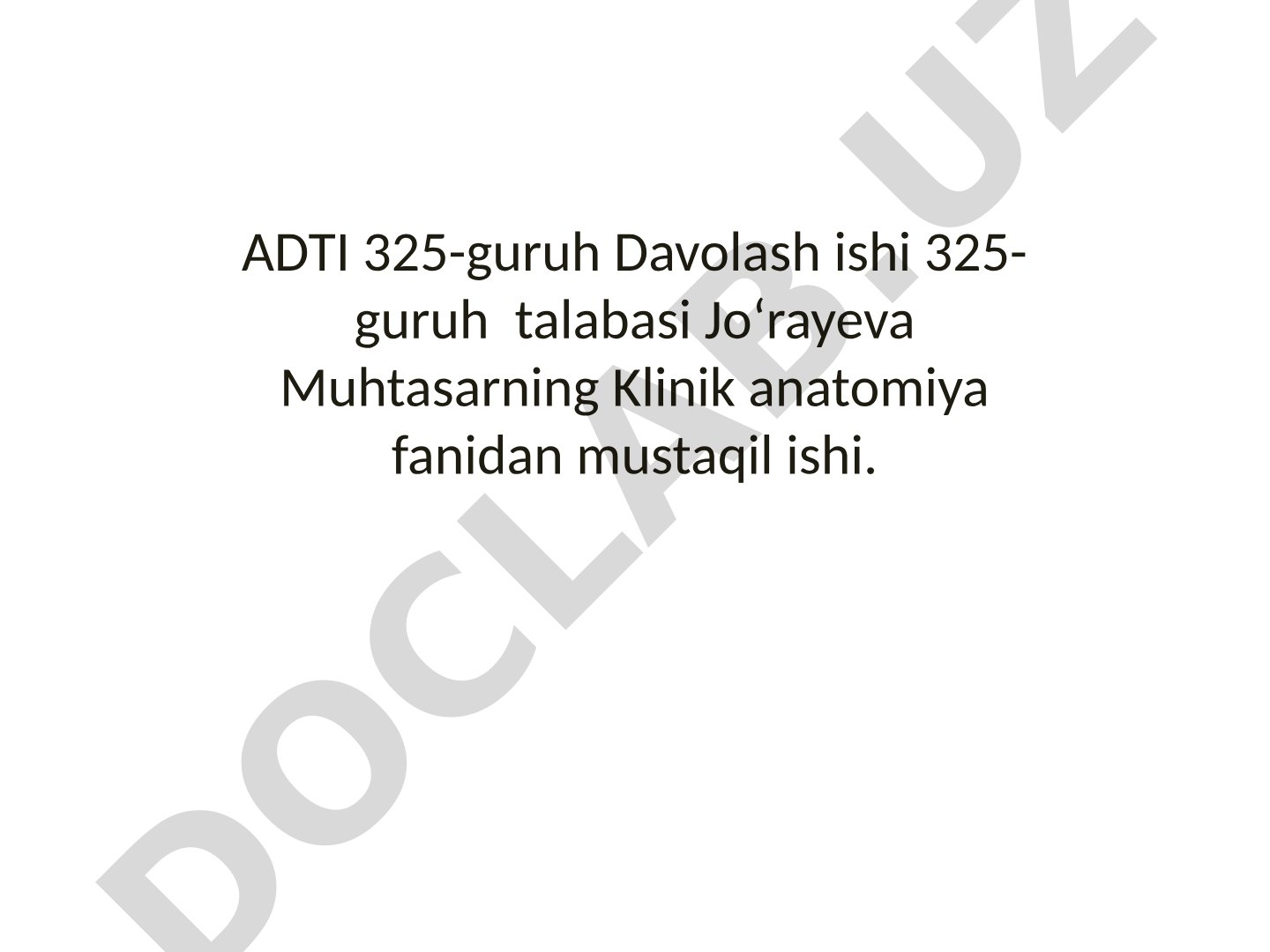 Xirurgik ginekologiyaning zamonaviy yechimlari