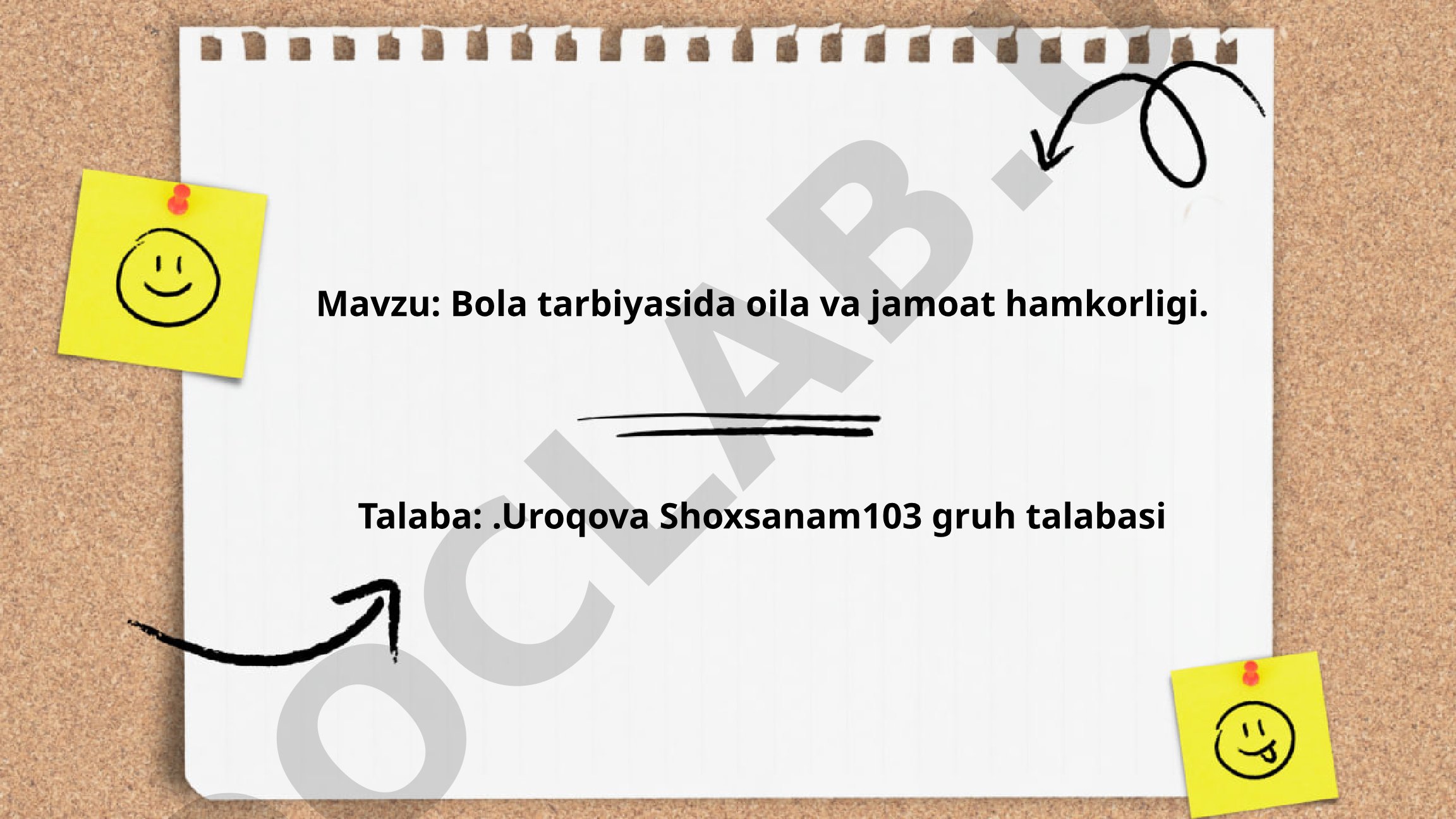 Bola tarbiyasida oila va jamoat hamkorligi