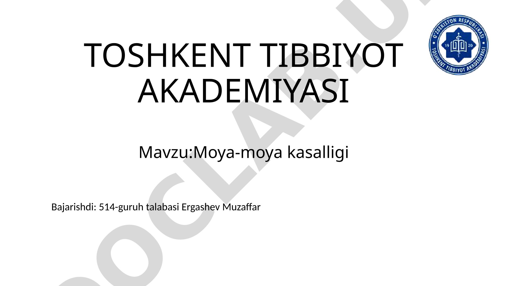 Moya-moya kasalligi