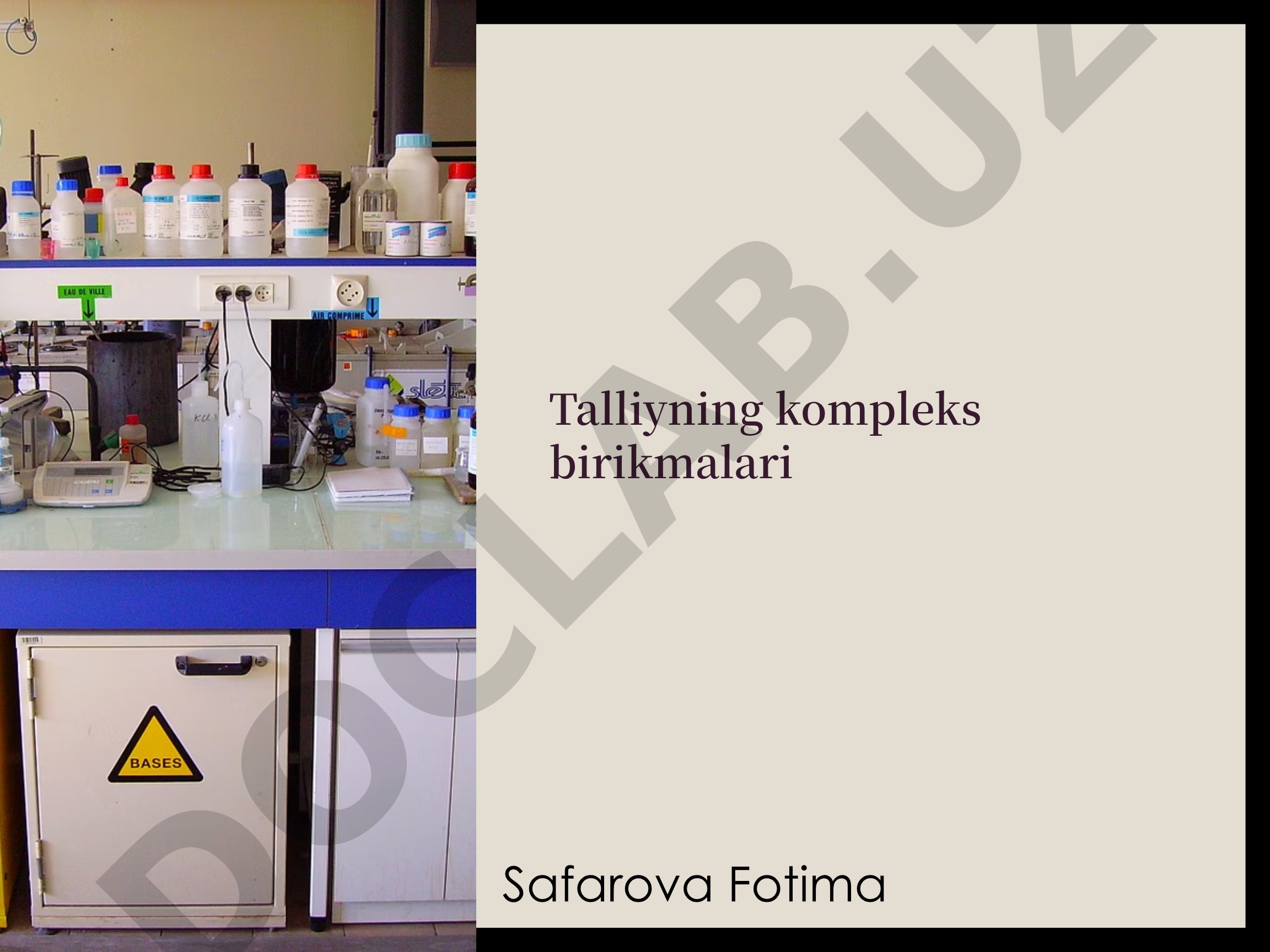 Talliyning kompleks birikmalari