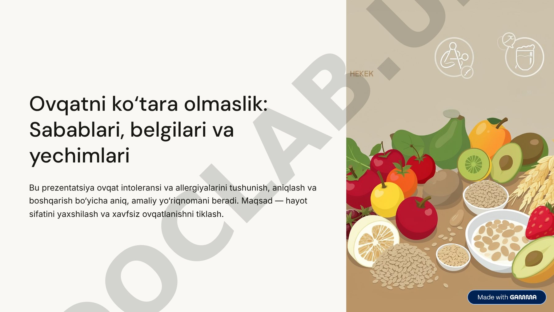 Ovqatni ko‘tara olmaslik: Sabablari, belgilari va yechimlari