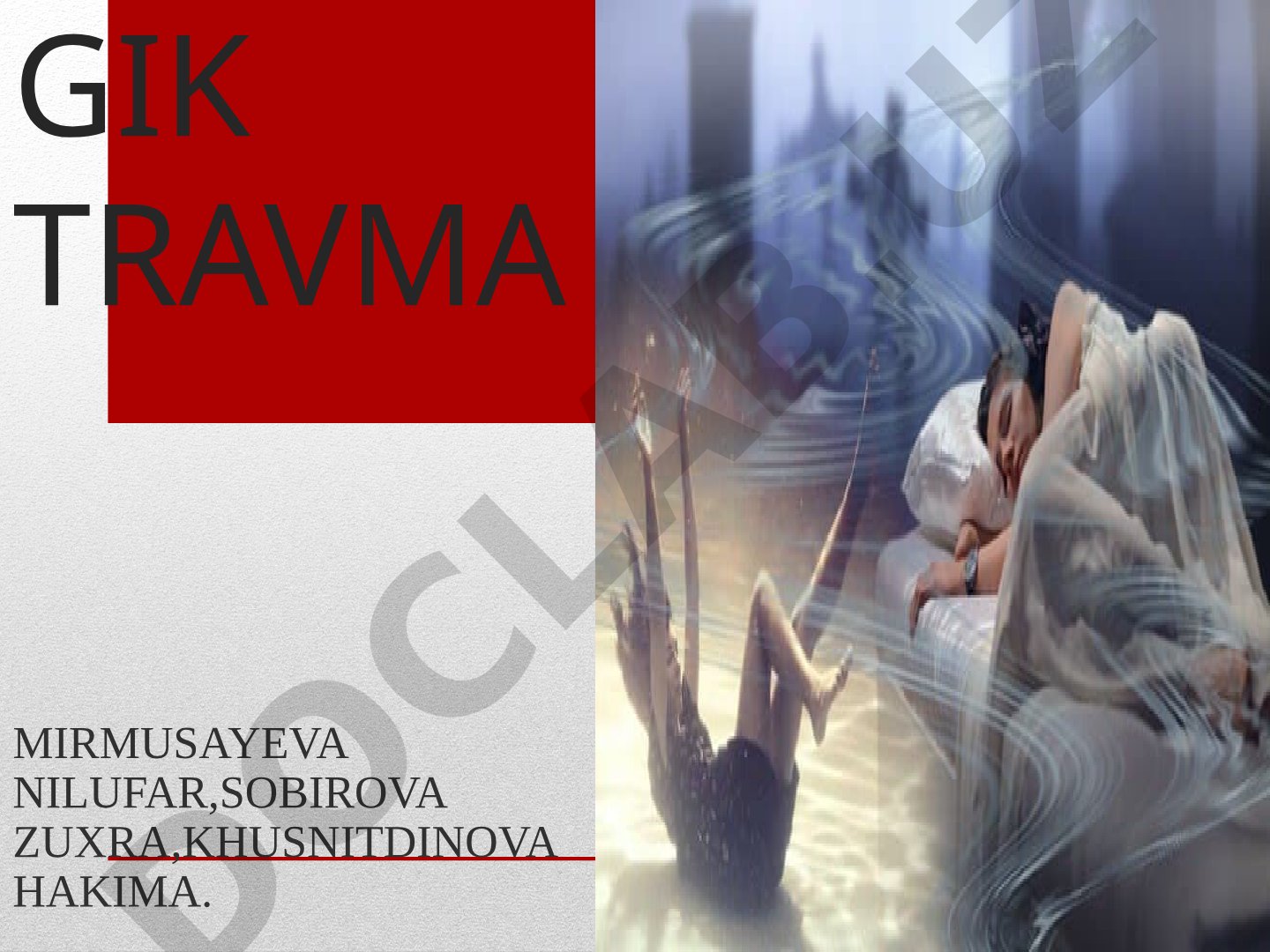 Psixologik travma: tushuncha, turlar, sabablar, alomatlar