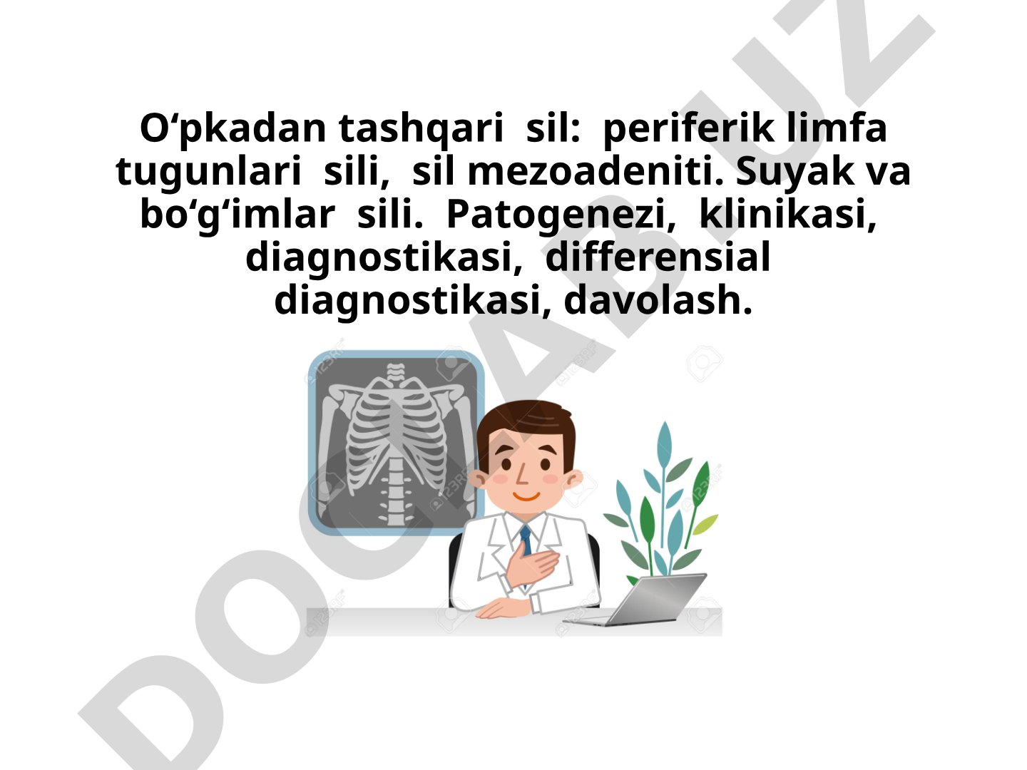 O‘pkadan tashqari sil turlari: periferik limfa tugunlari va suyak-bo‘g‘im sili
