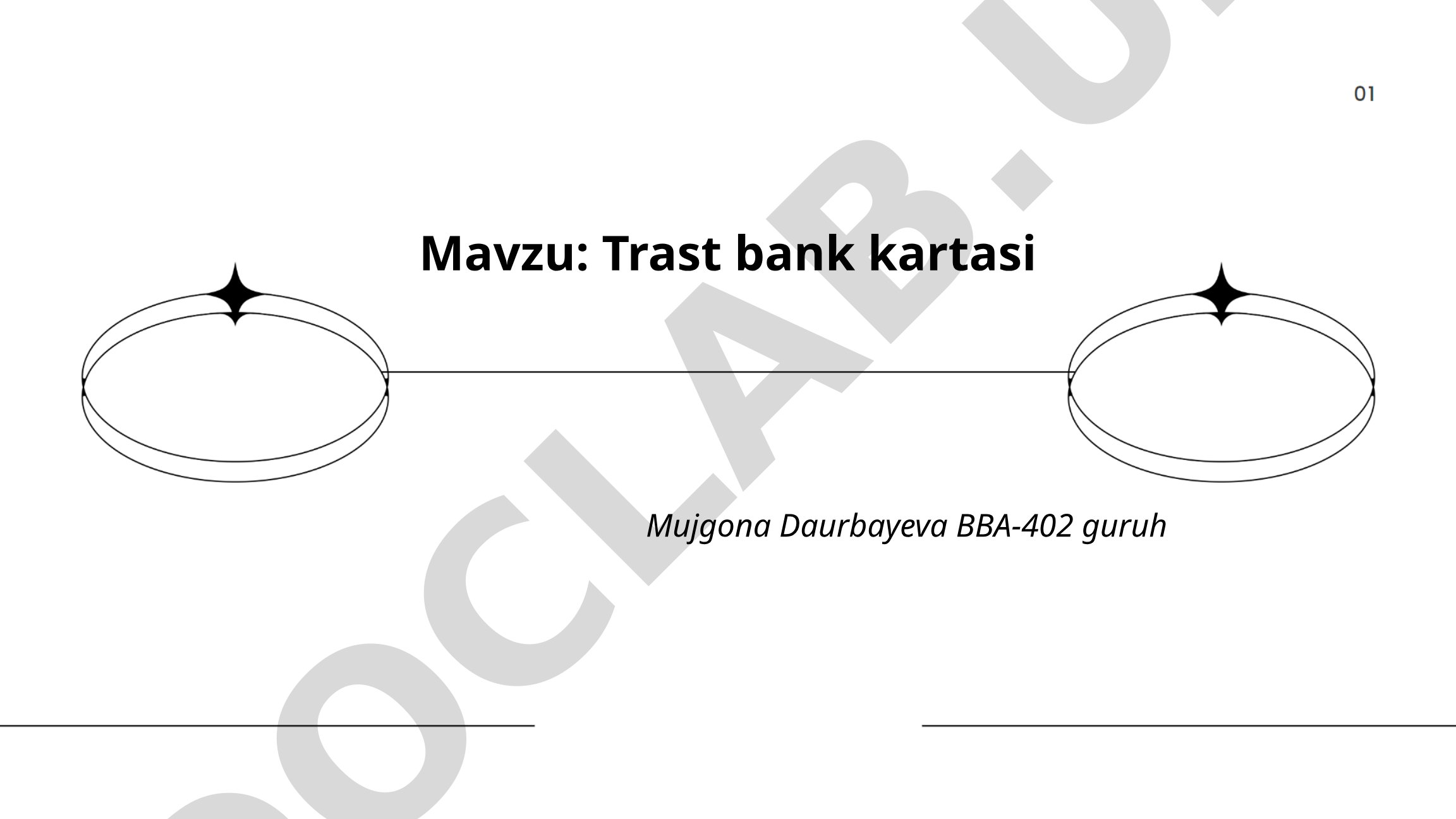 Trast bank kartasining afzalliklari va olish tartibi