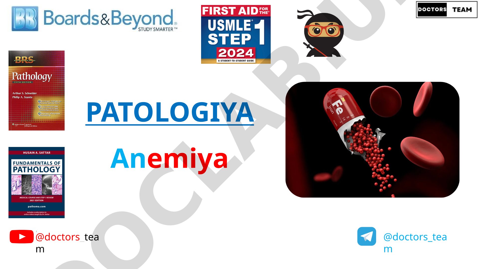 Anemiya patologiyasi