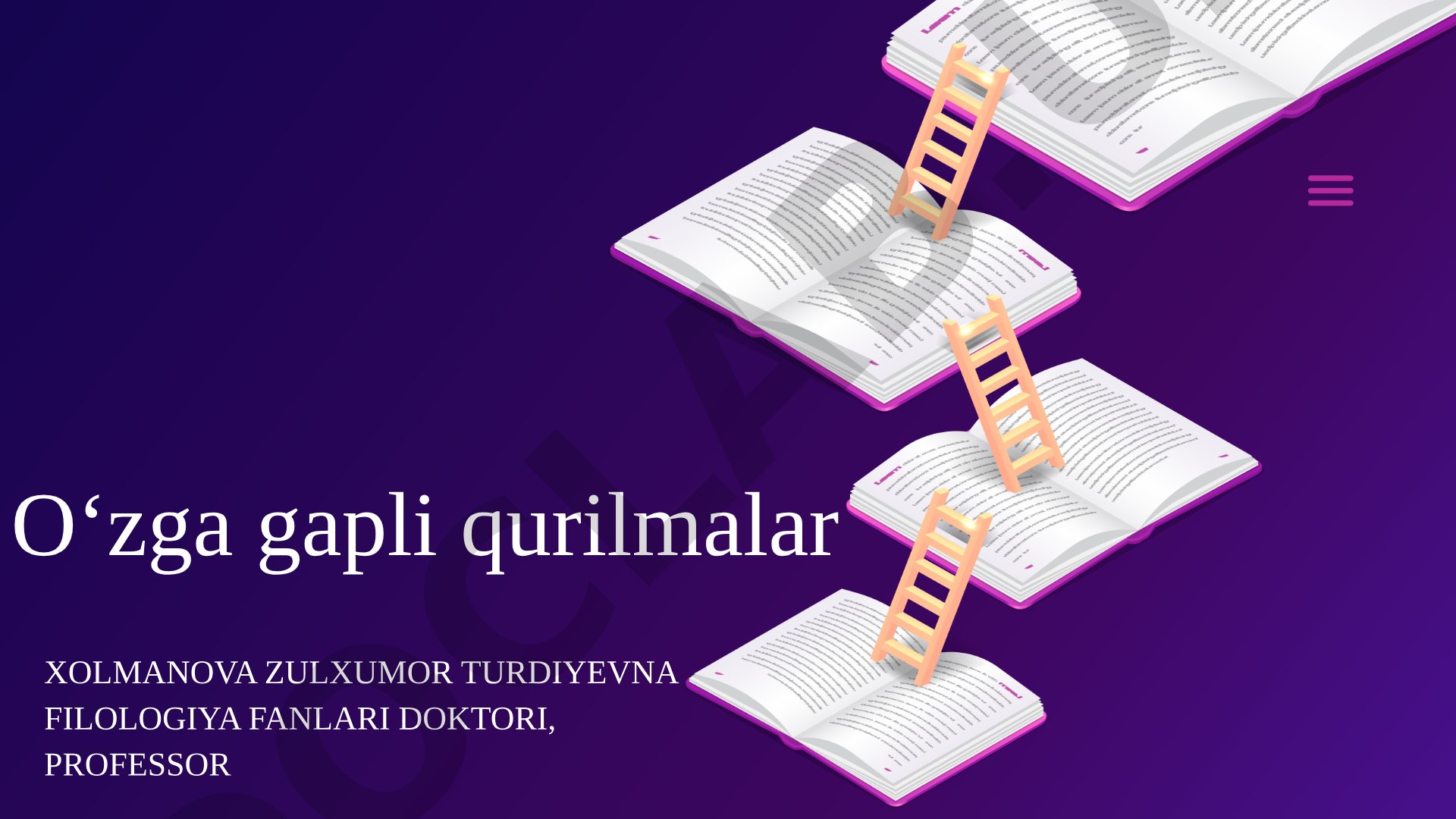 O‘zga gapli qurilmalar va muallif gapi