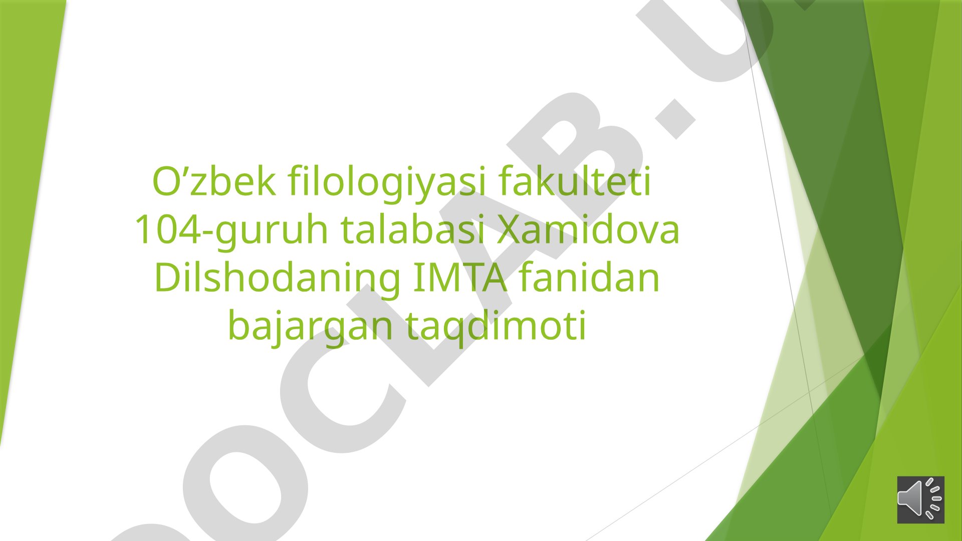 Tashqi ko'rinish madaniyati, shaxsiy did va gigiyena