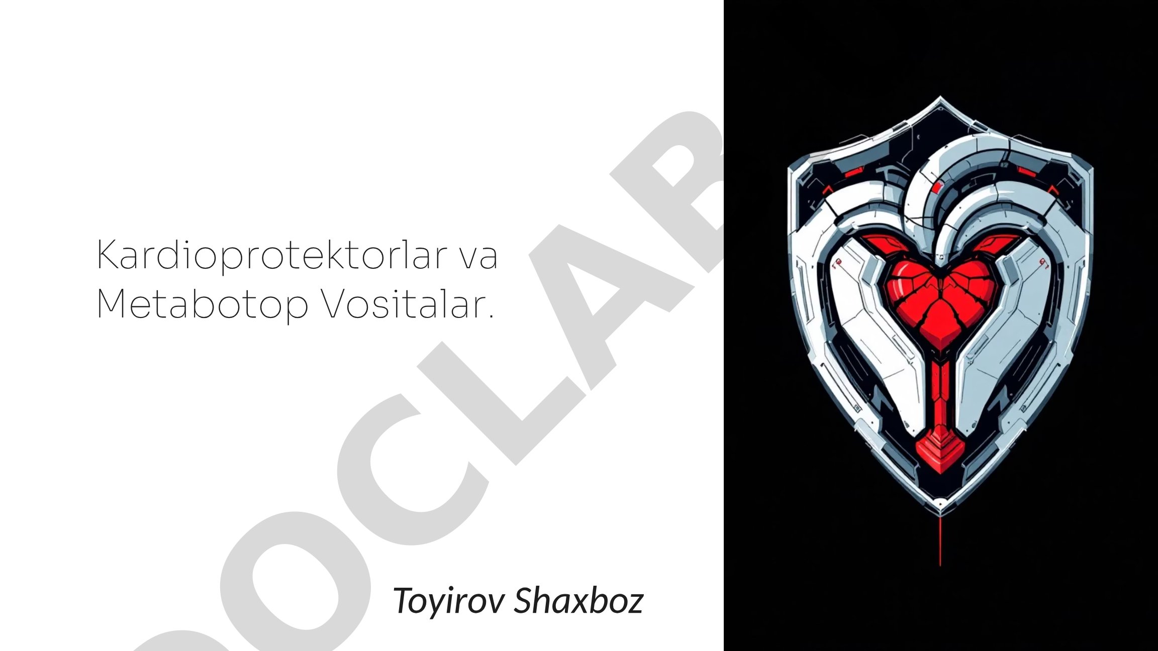 Kardioprotektorlar va Metabotop Vositalar
