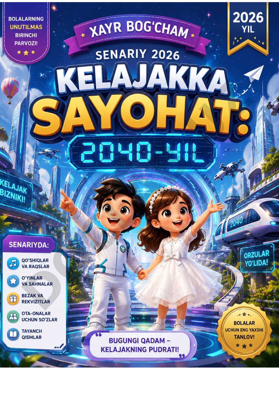 XAYR BOG'CHAM SENARIYSI 2026 YIL