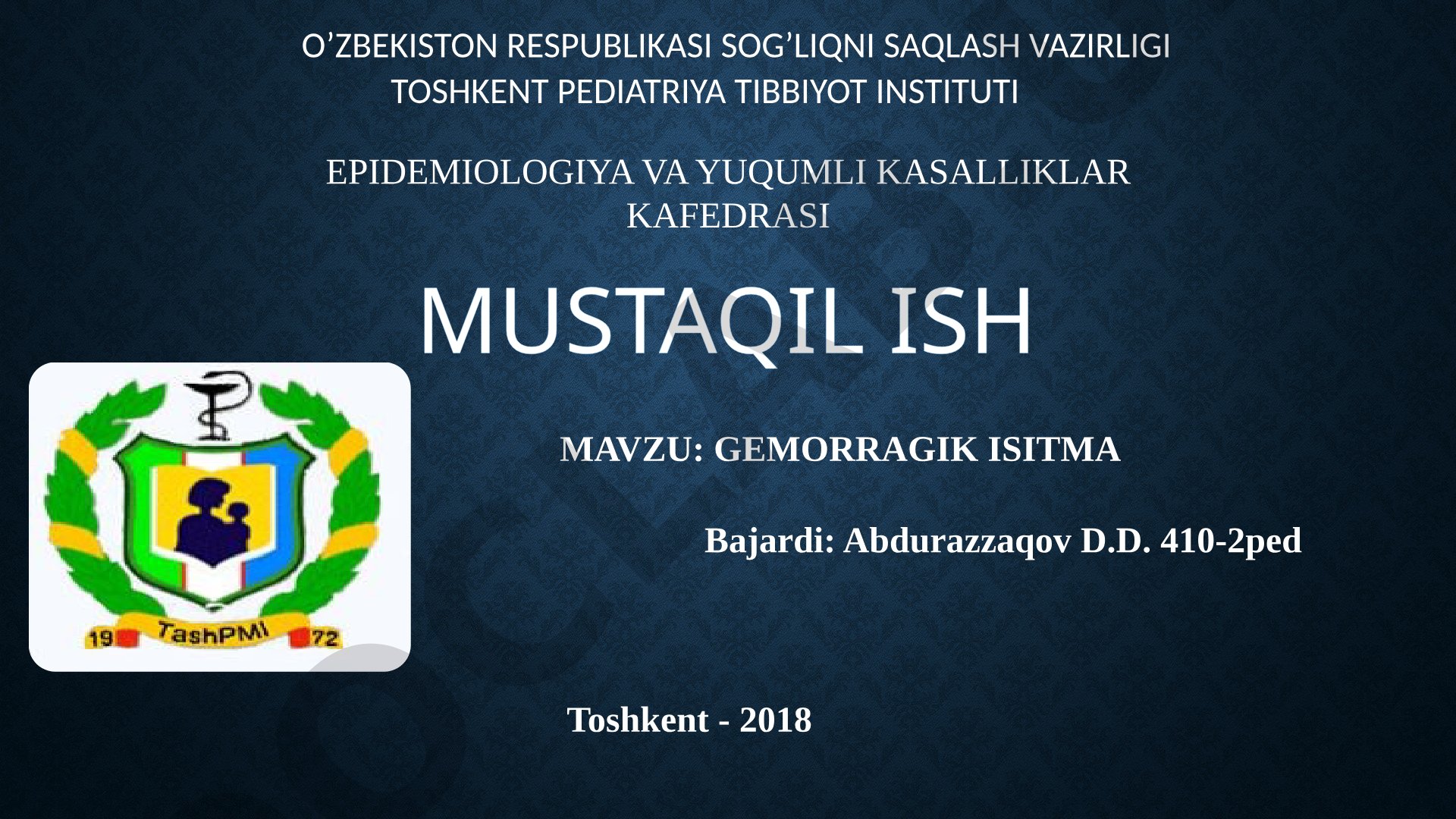 Gemorragik isitma