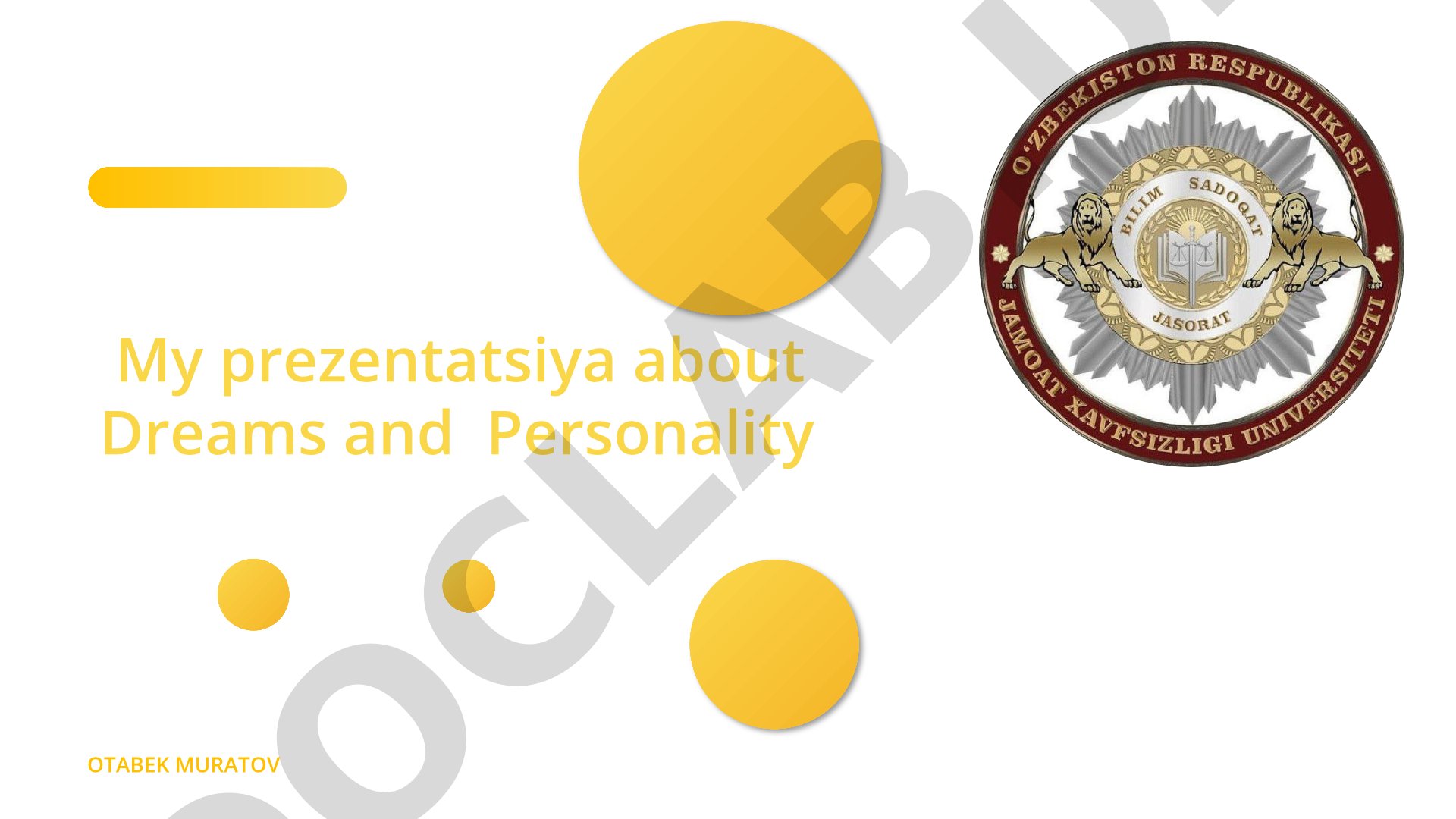 Dreams and Personality