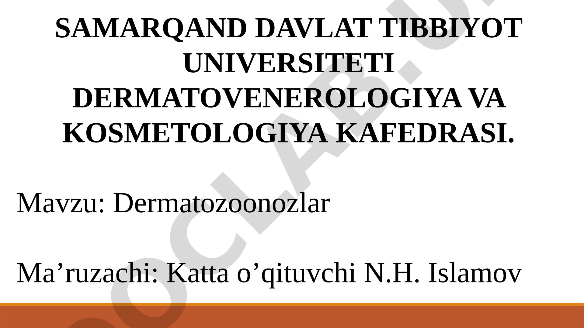 Dermatozoonozlar: Qo'tir va bitlash kasalliklari