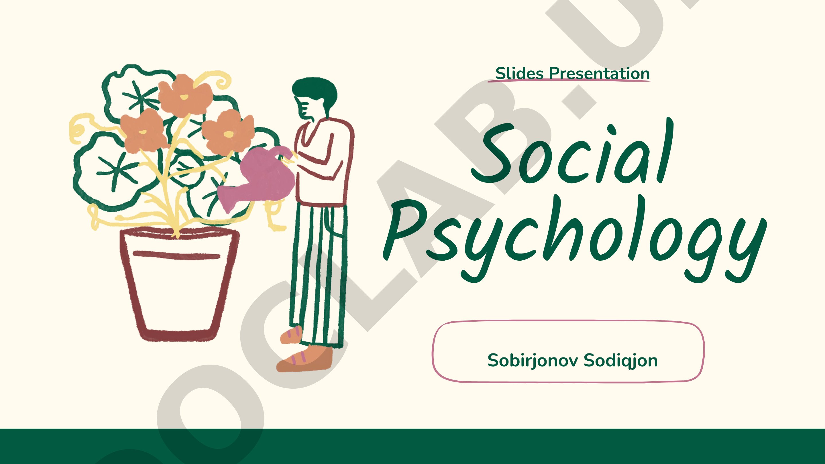Social Psychology