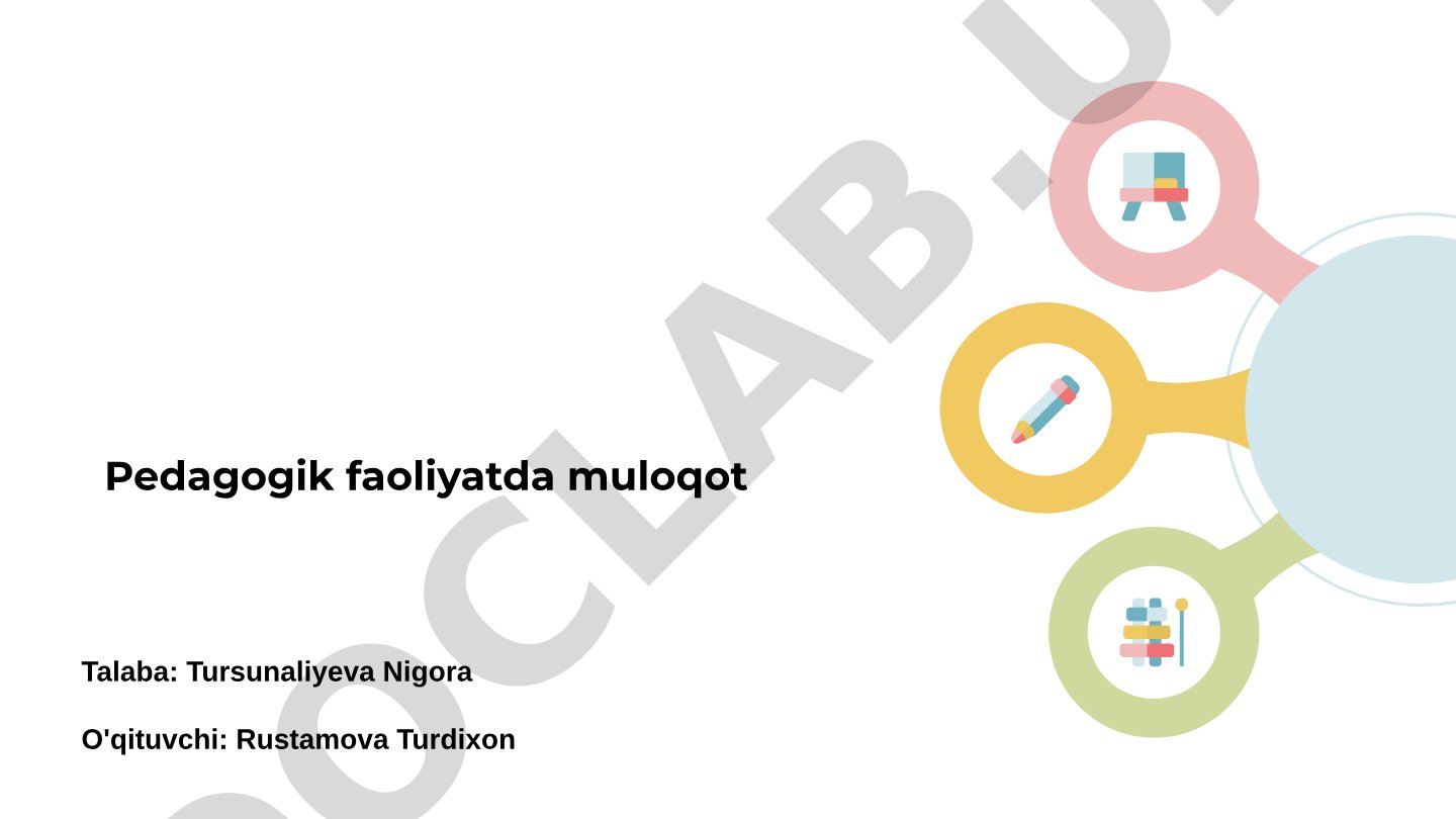 Pedagogik faoliyatda muloqot