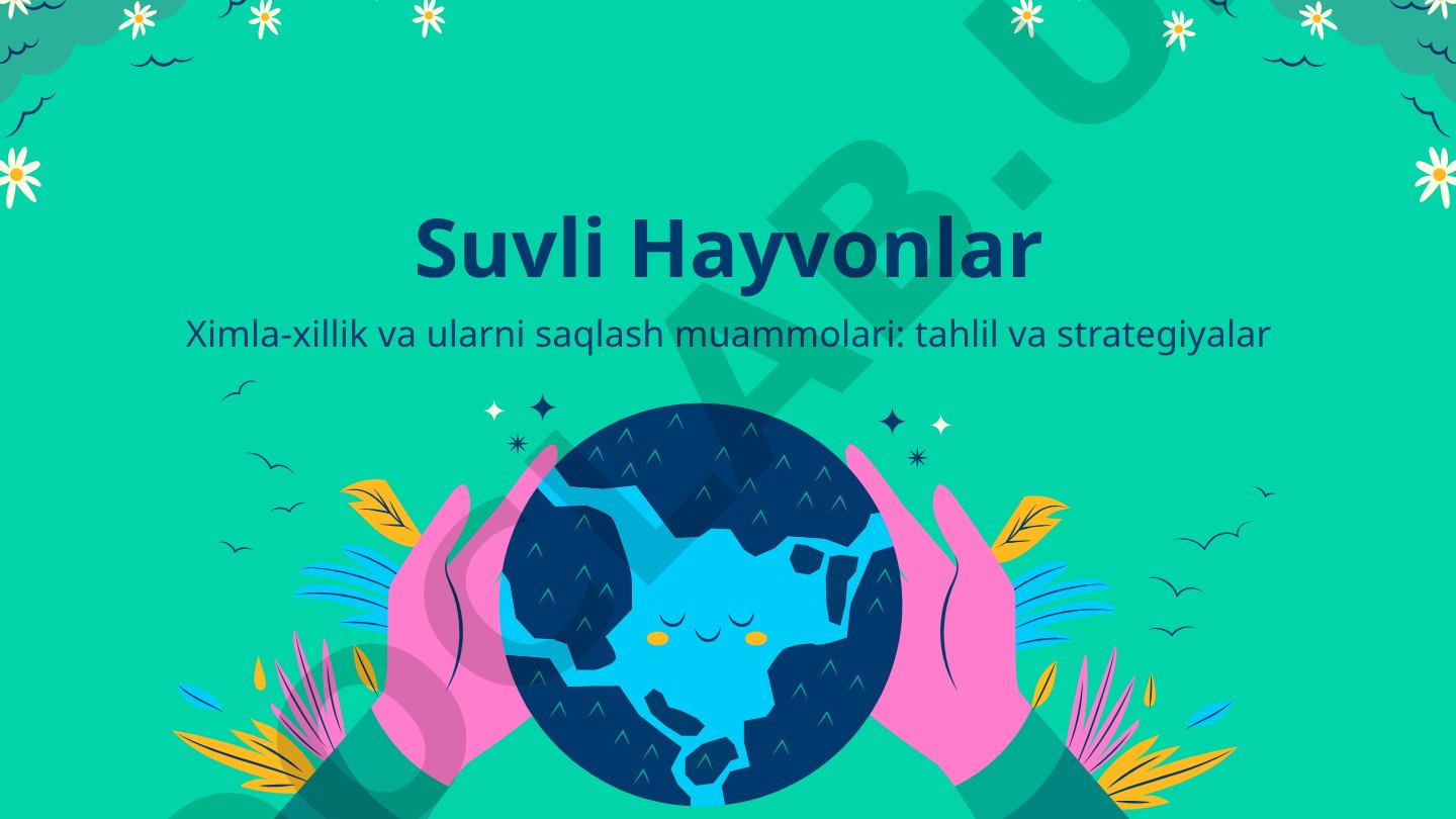 Suvli hayvonlar xilma-xilligi va ularni saqlash muammolari: tahlil va strategiyalar