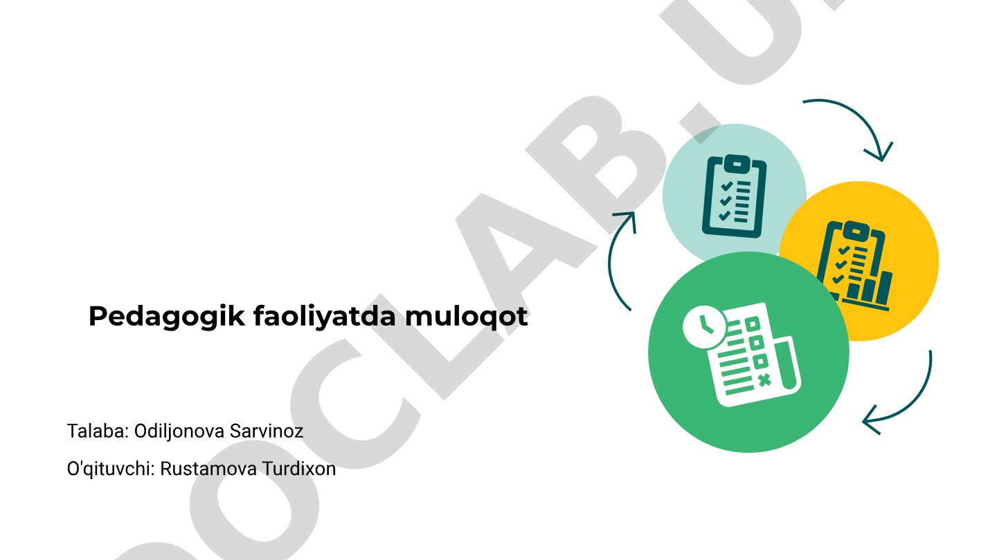 Pedagogik faoliyatda muloqot