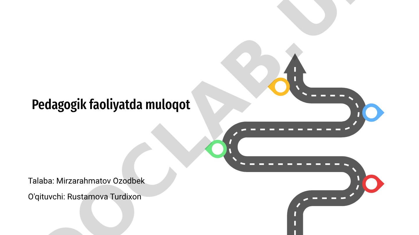 Pedagogik faoliyatda muloqot