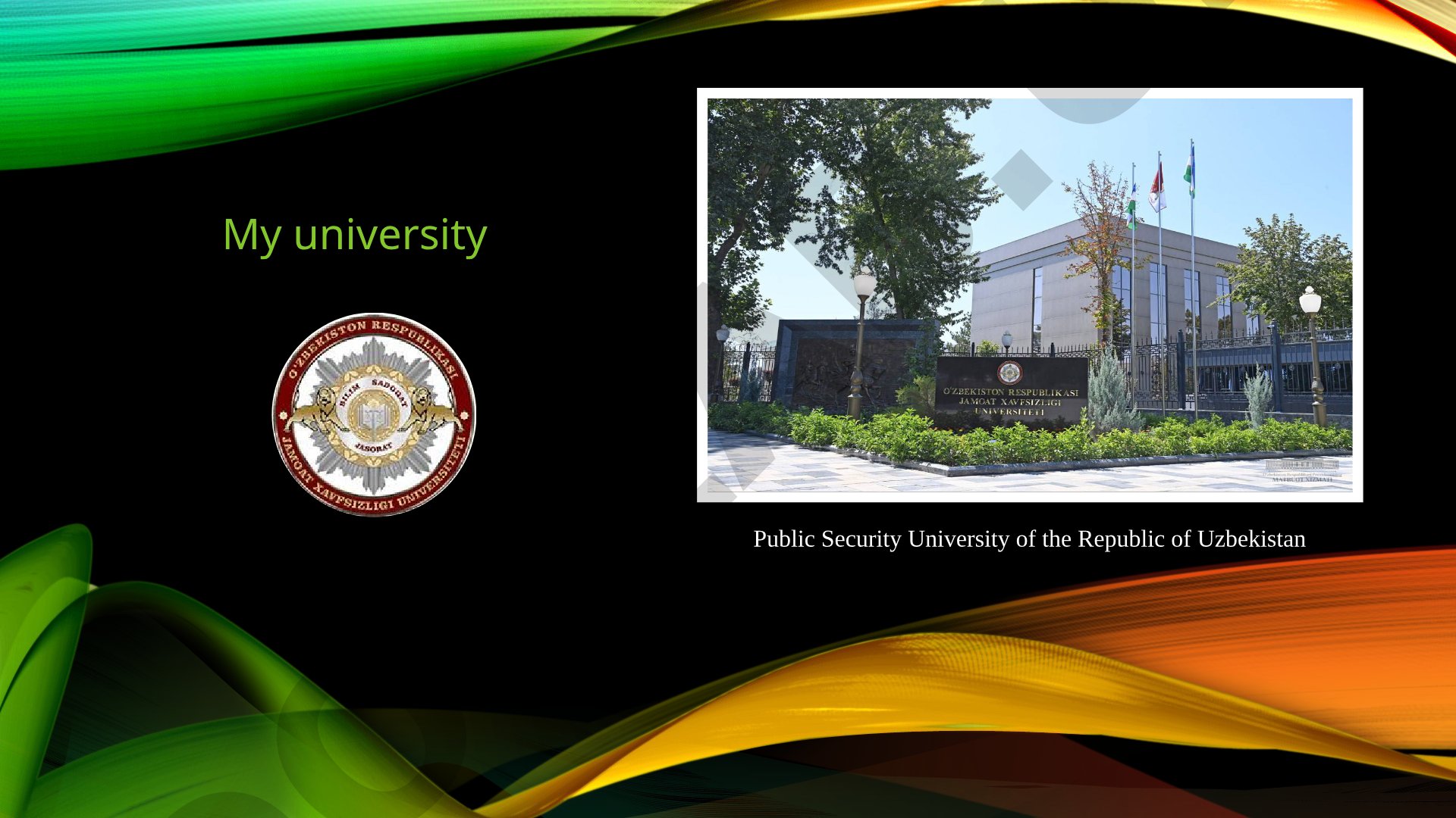 Public Security University of the Republic of Uzbekistan