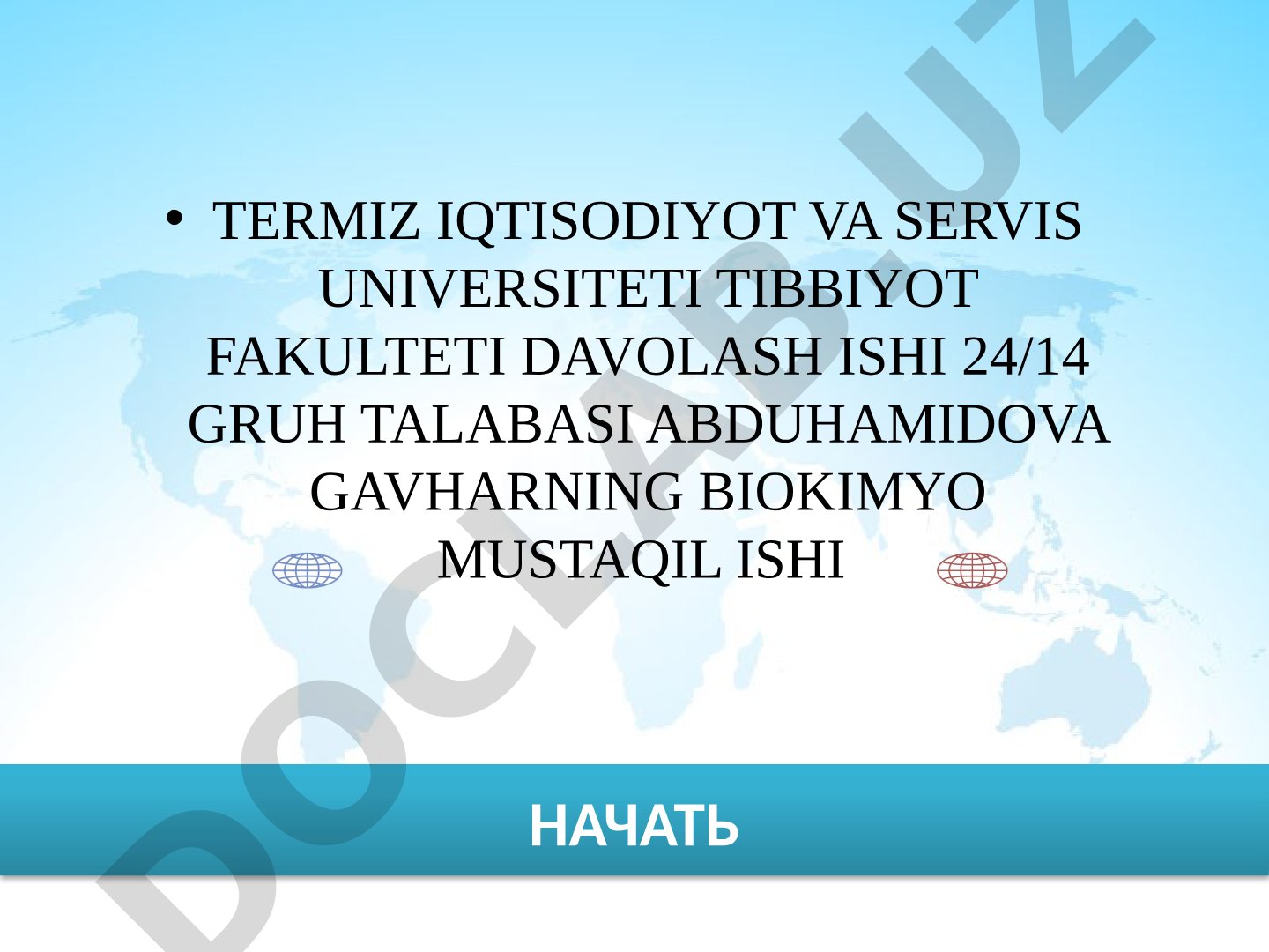 PZR (Polimeraz Zanjir Reaksiyasi) asoslari va irsiy kasalliklar tashxisi