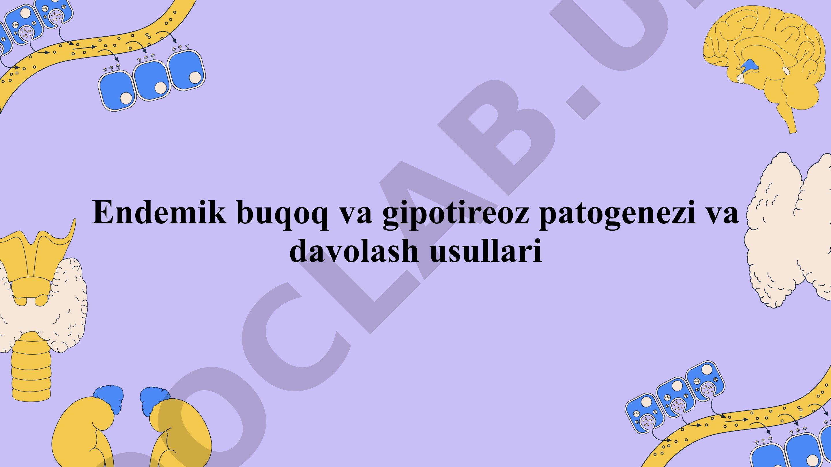 Endemik buqoq va gipotireoz patogenezi va davolash usullari