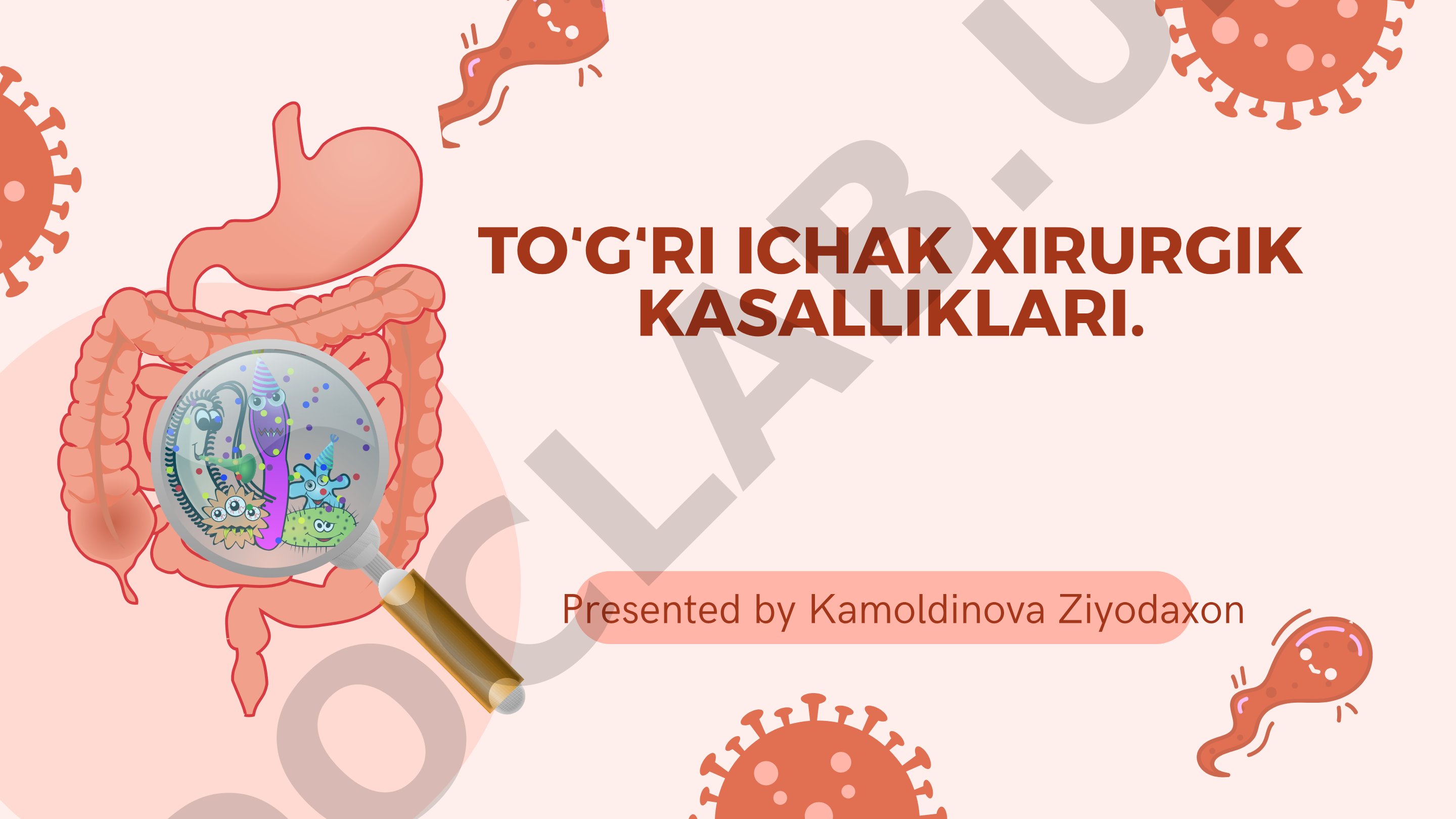 To'g'ri ichak xirurgik kasalliklari