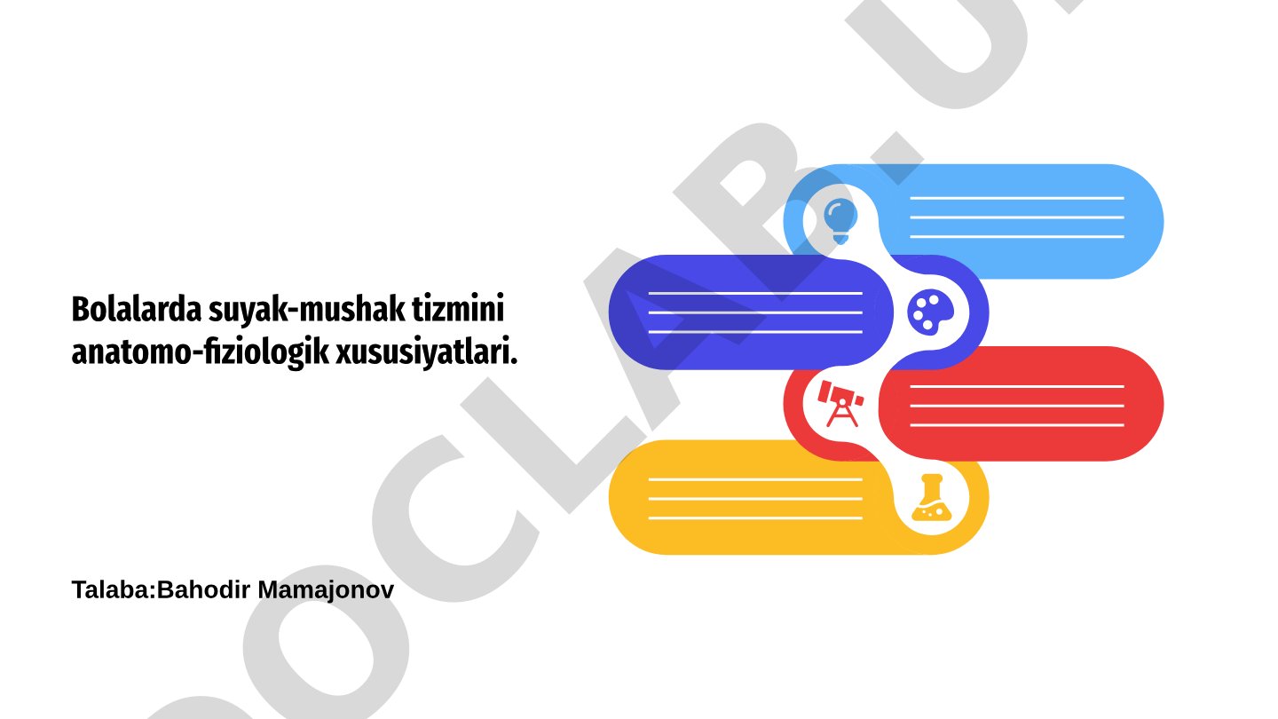 Bolalarda suyak-mushak tizimining anatomo-fiziologik xususiyatlari