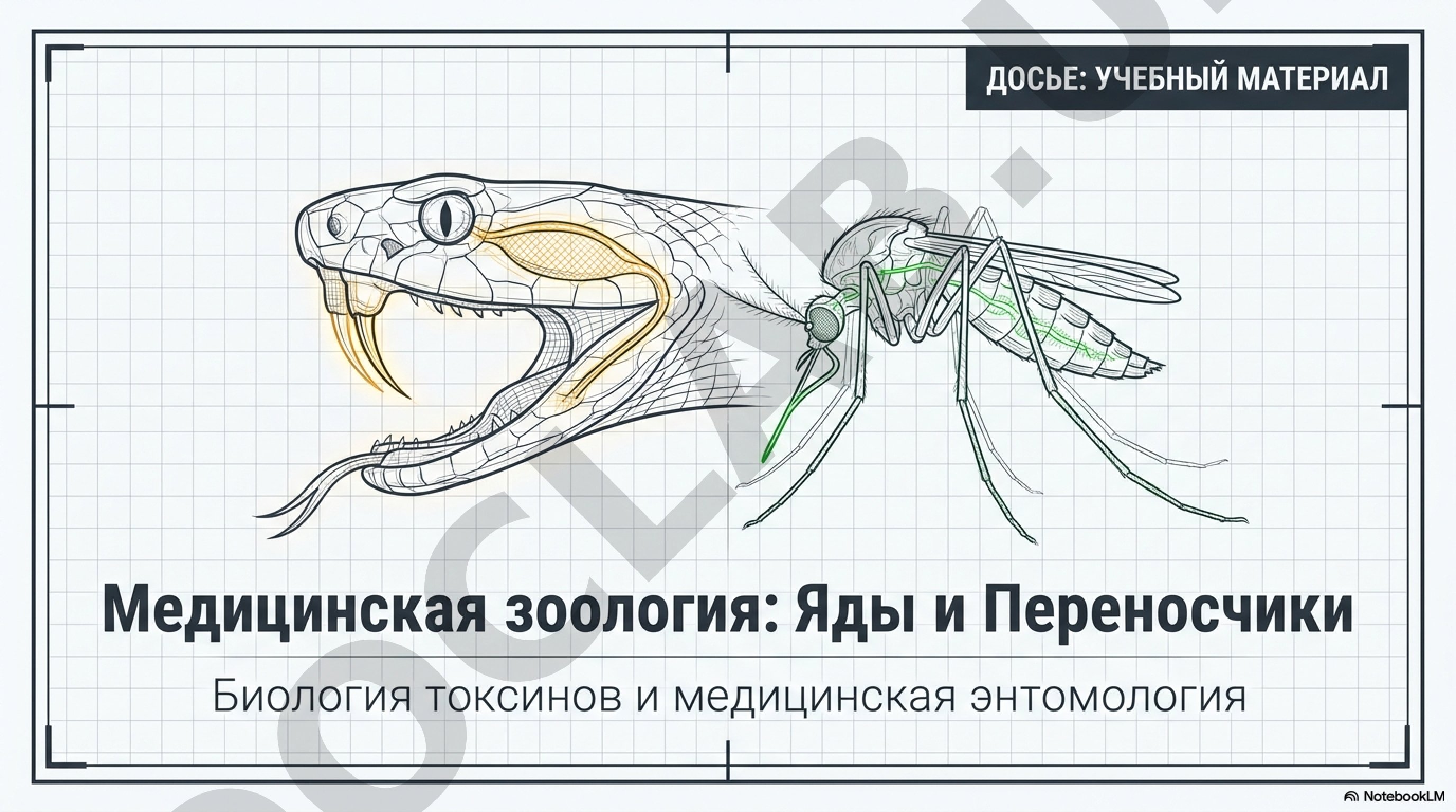 Медицинская зоология: Яды и Переносчики