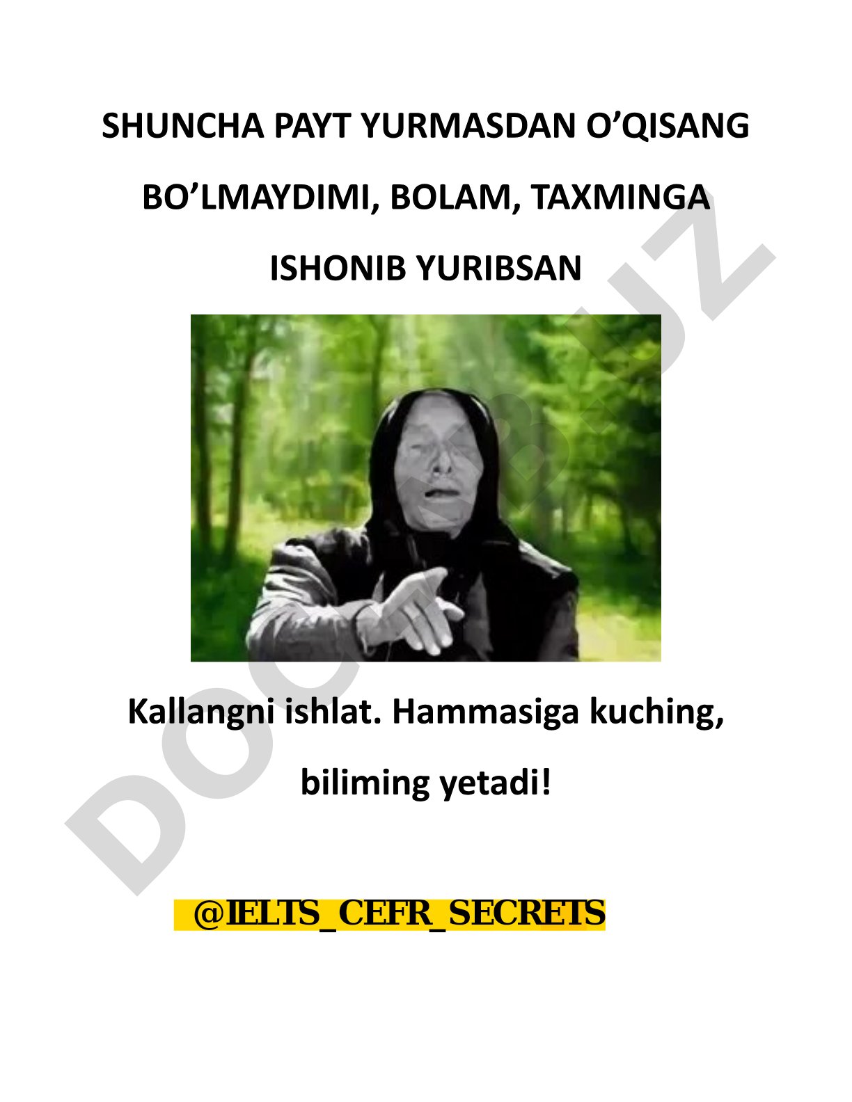 IELTS CEFR Secrets