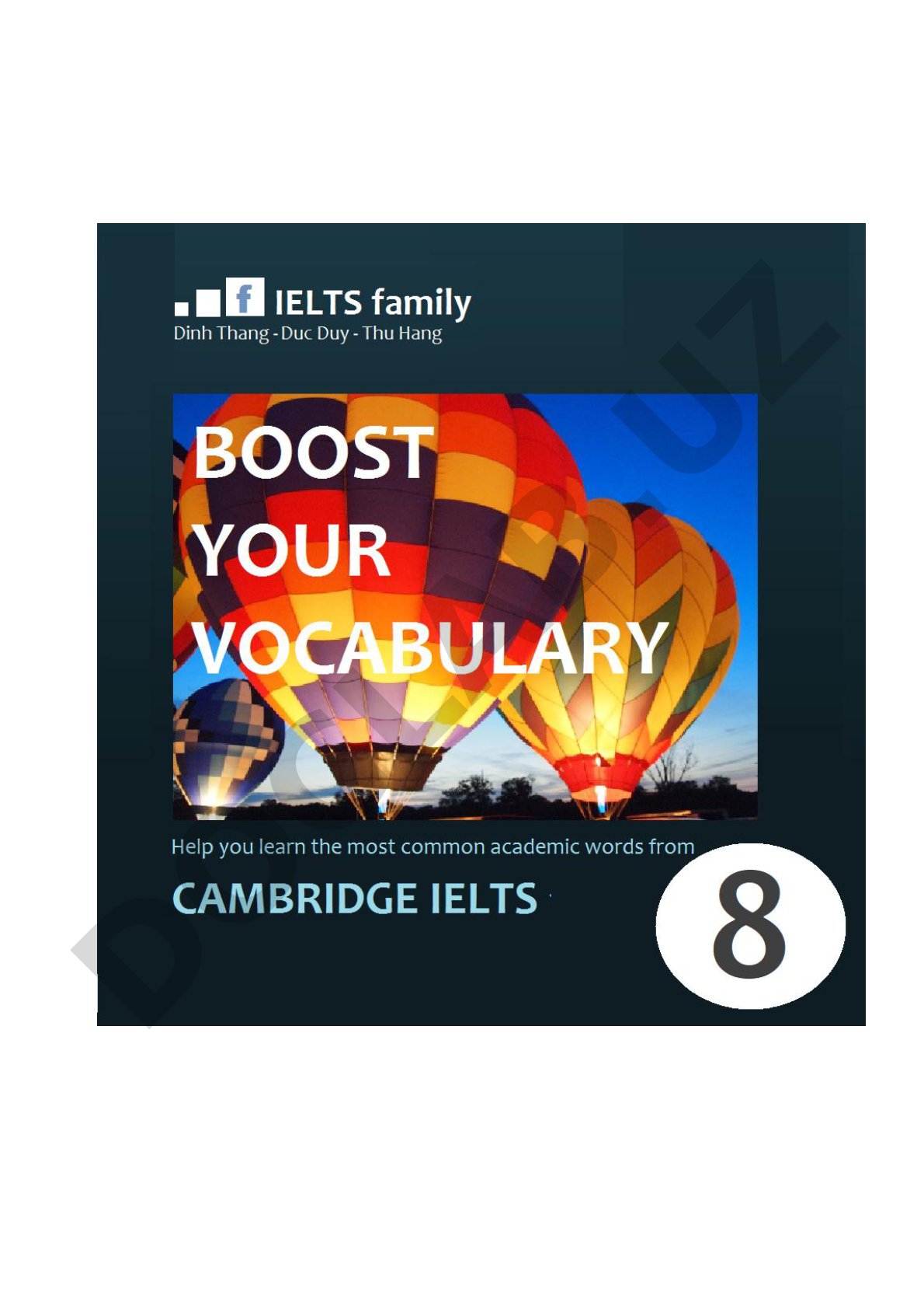 Boost Your Vocabulary Cambridge IELTS 8