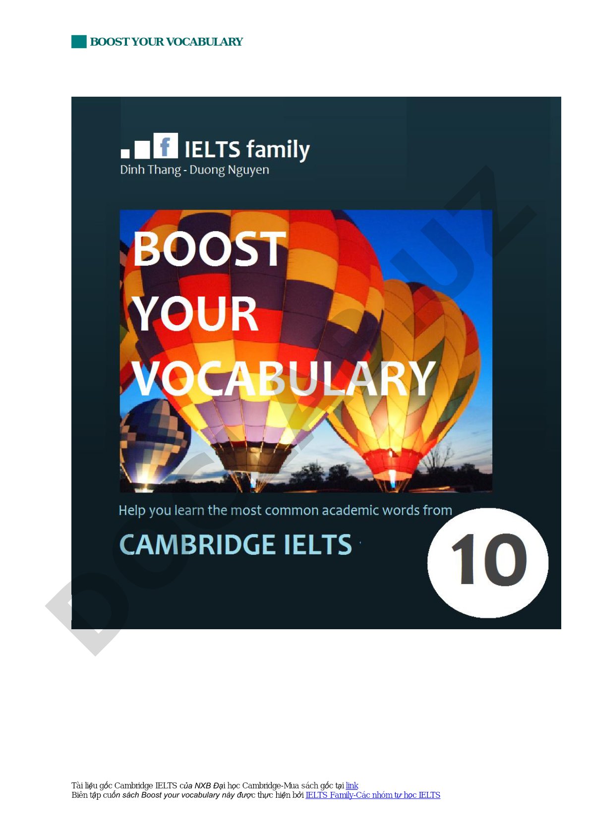 Boost Your Vocabulary