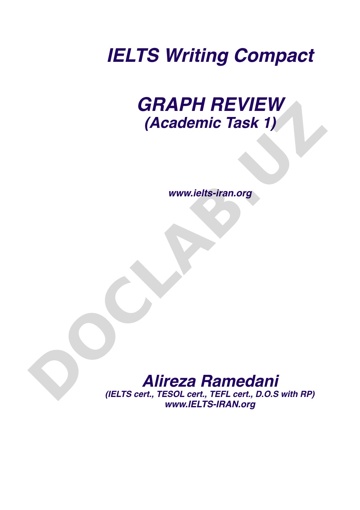 IELTS Writing Compact Graph Review (Academic Task 1)