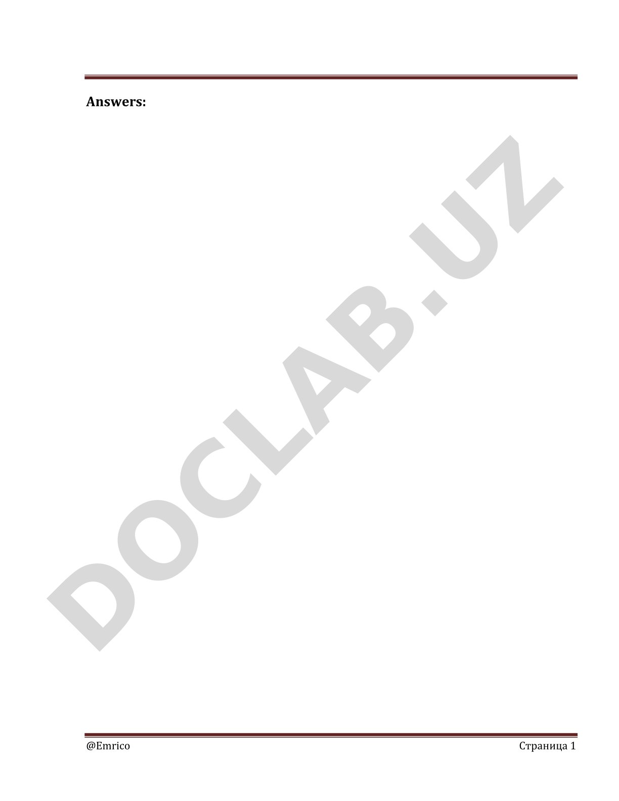 Test javoblari to'plami