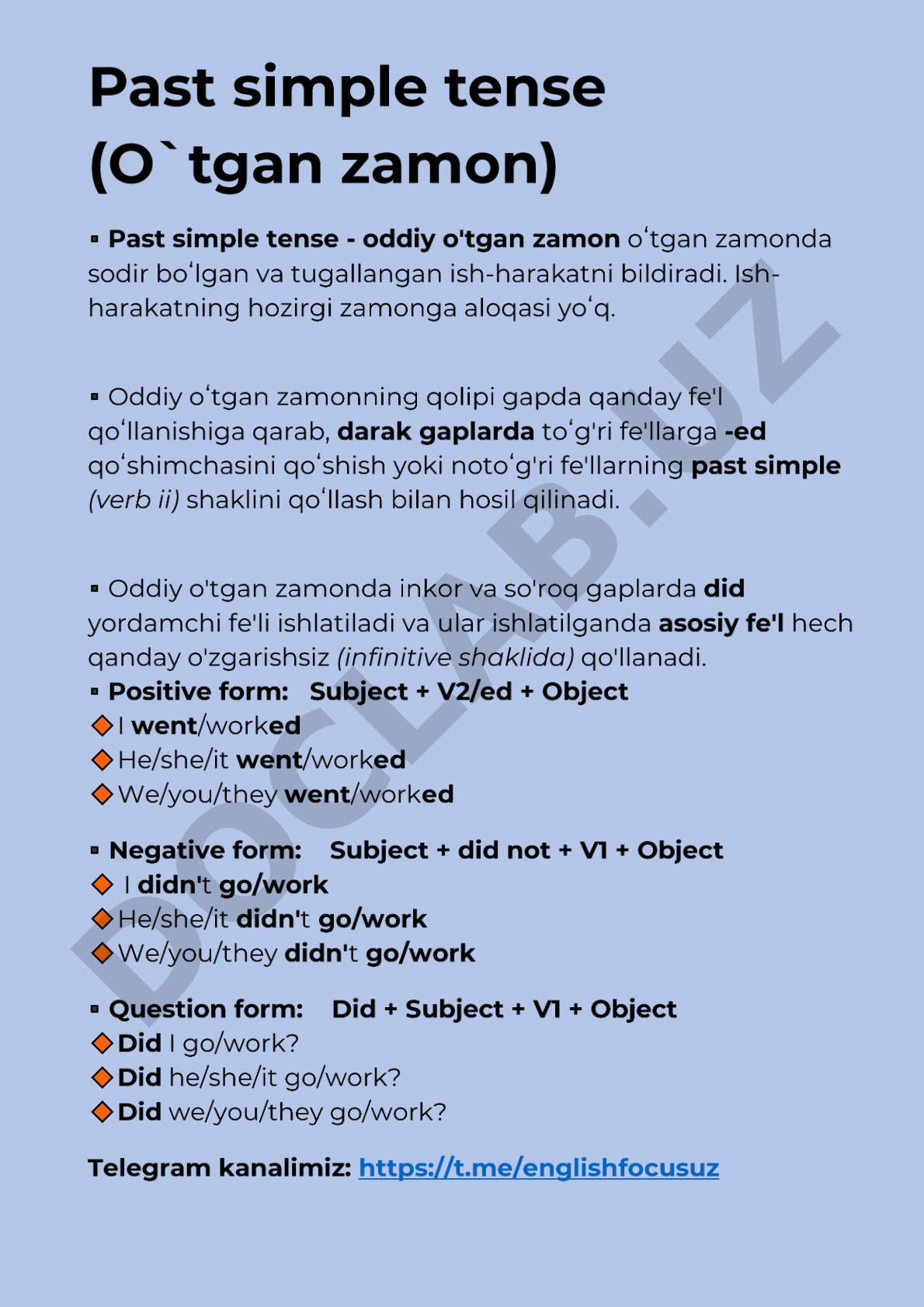 ENGLISH FOCUS onlayn maktabimiz haqida