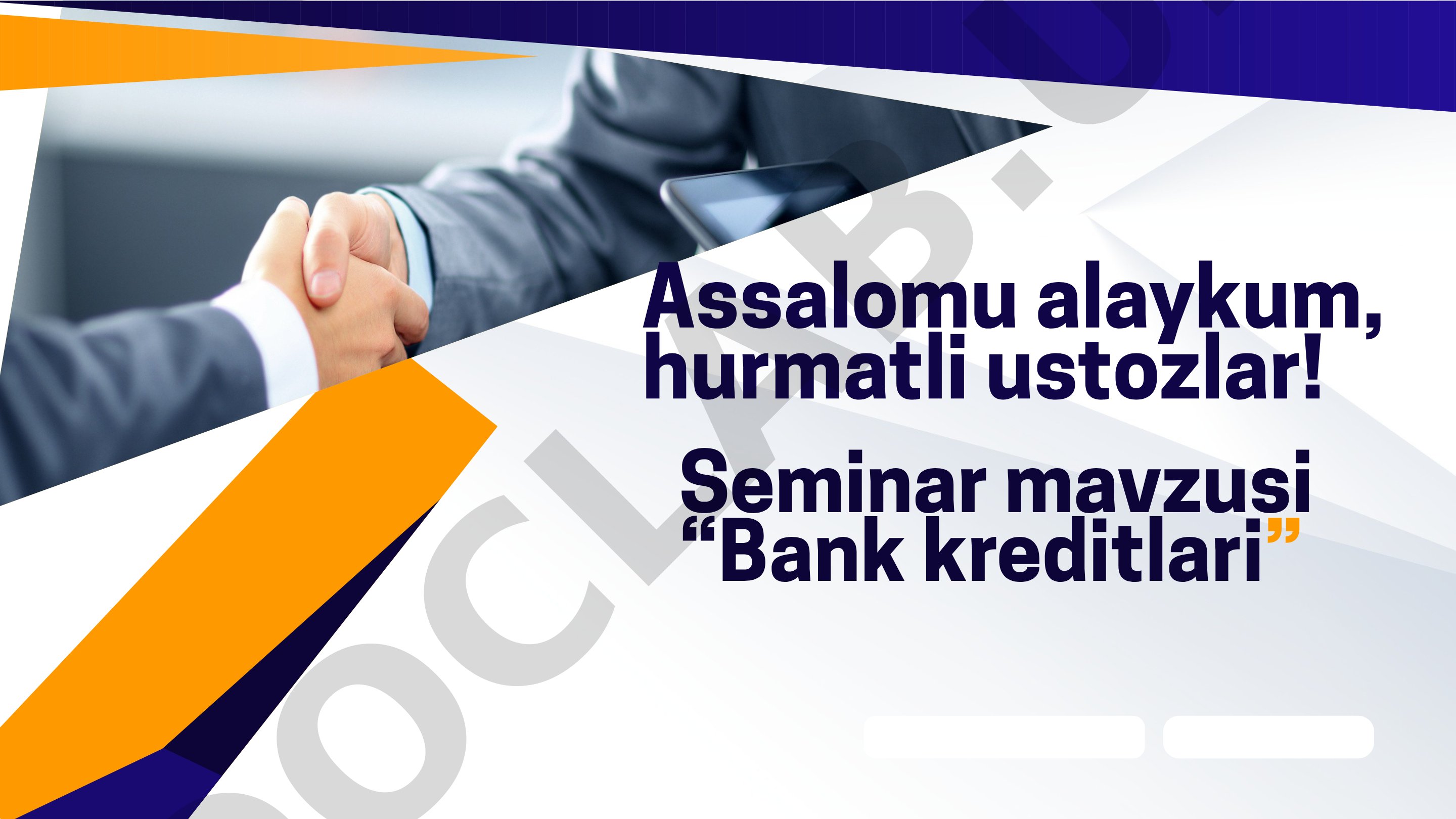 Bank kreditlari