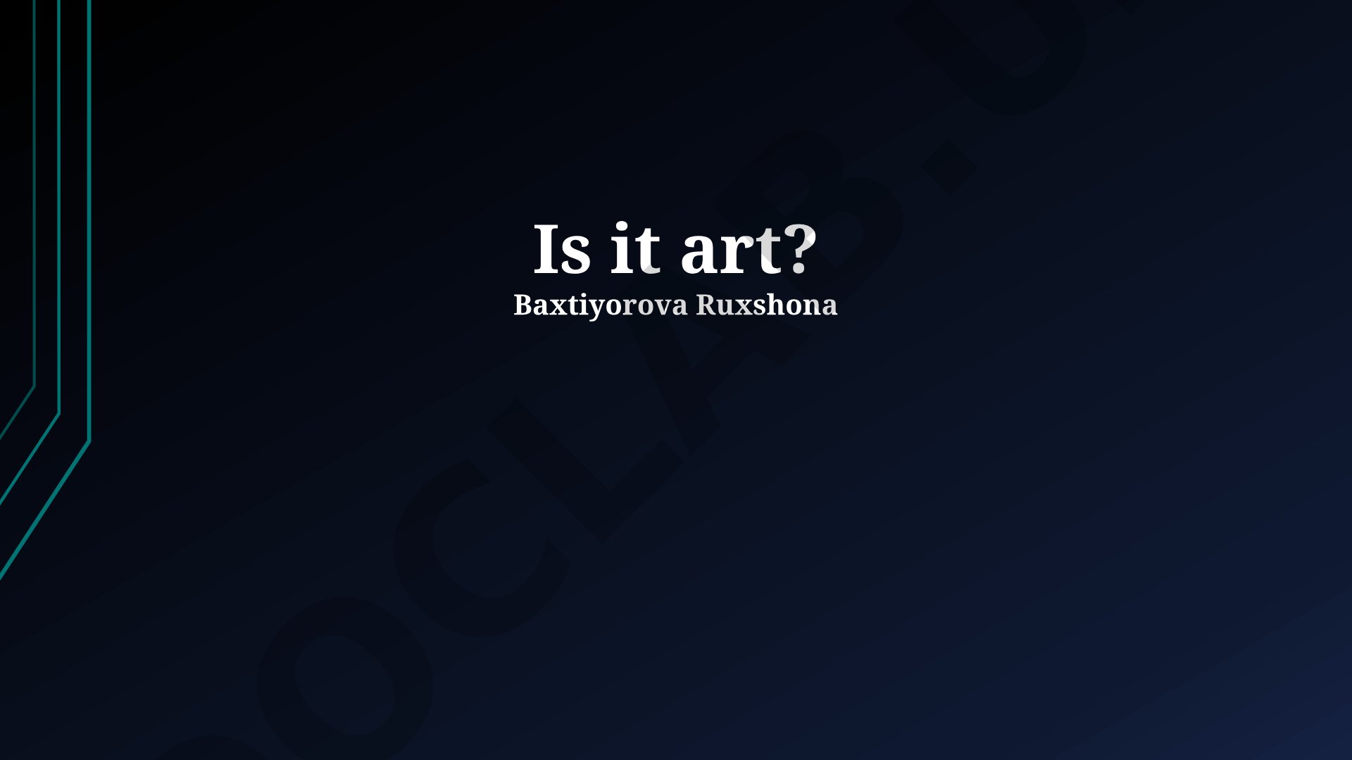 Is it art?