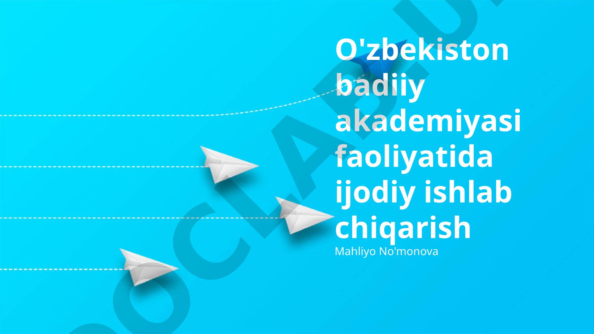 O'zbekiston Badiiy Akademiyasi faoliyatida ijodiy ishlab chiqarish