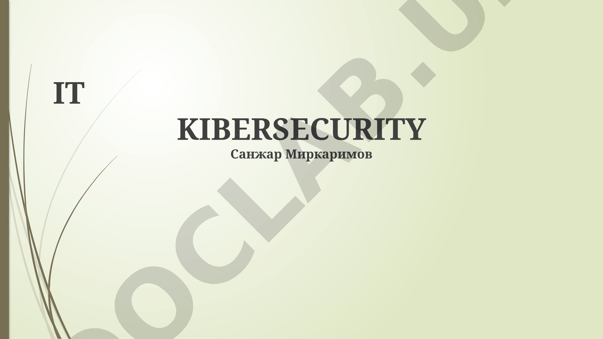 IT KIBERSECURITY