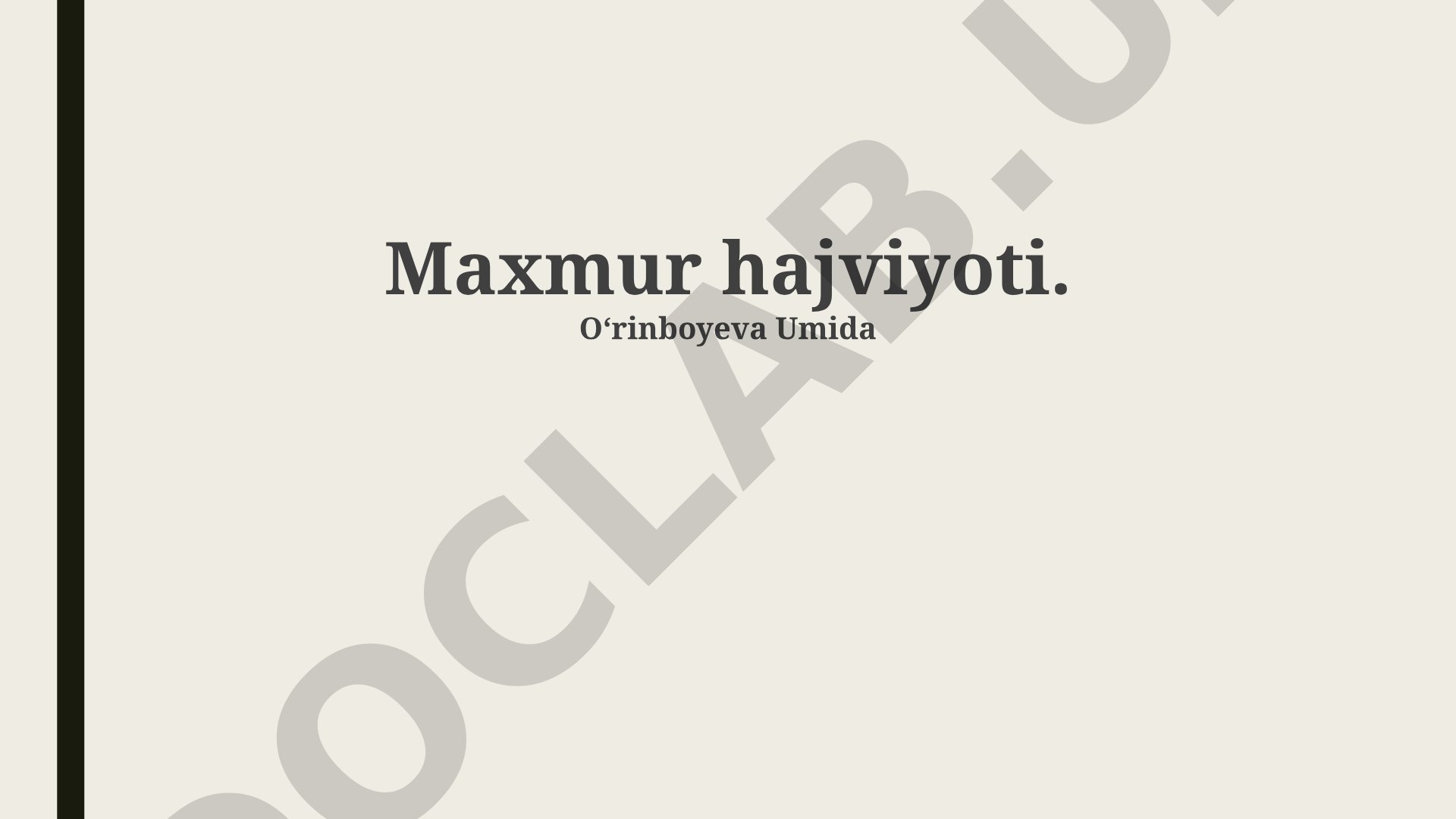 Maxmur hajviyoti satirasining mohiyati va asosiy mavzulari