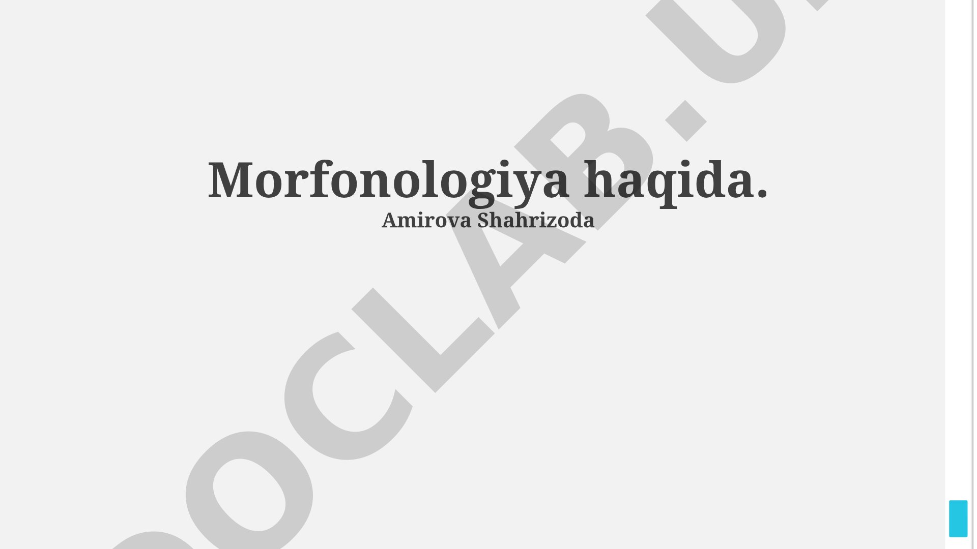 Morfonologiya haqida