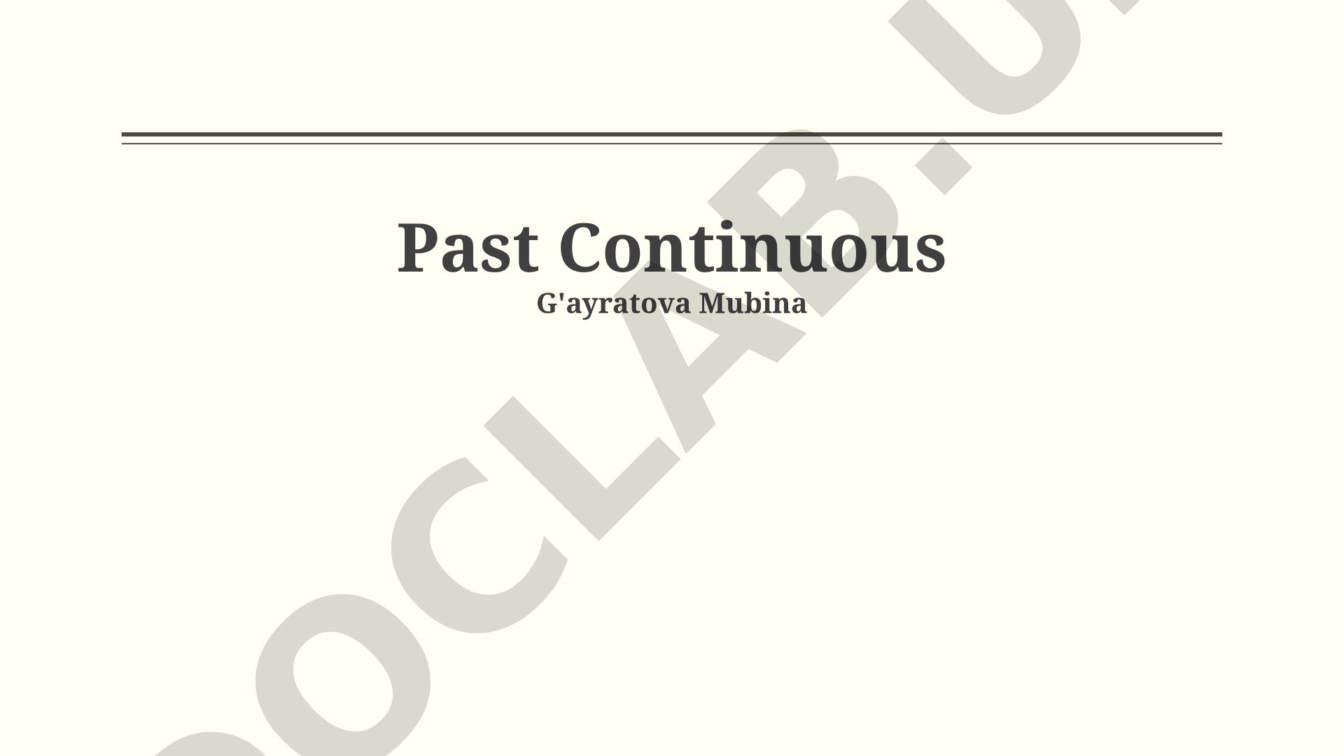 Past Continuous: Understanding, Formation, and Usage