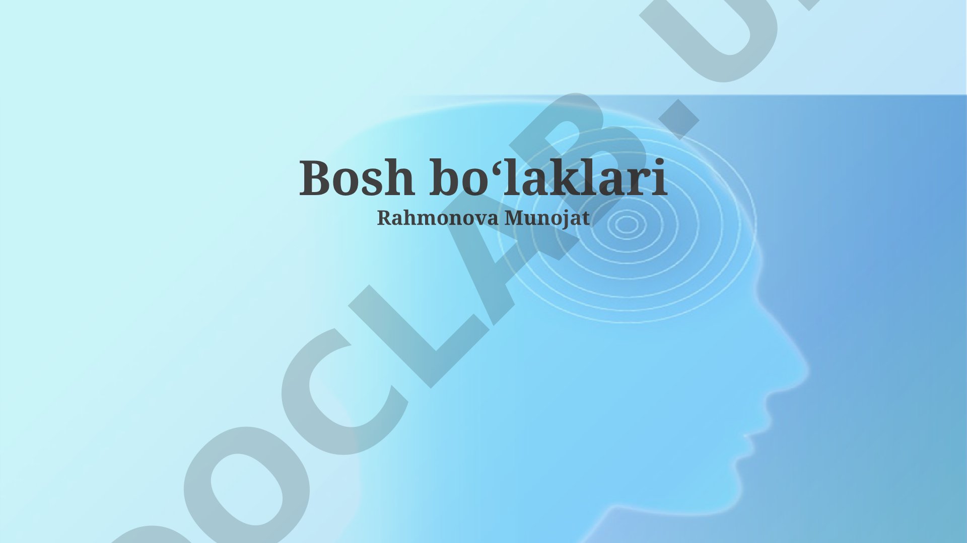 Bosh bo'laklari: ega va kesim