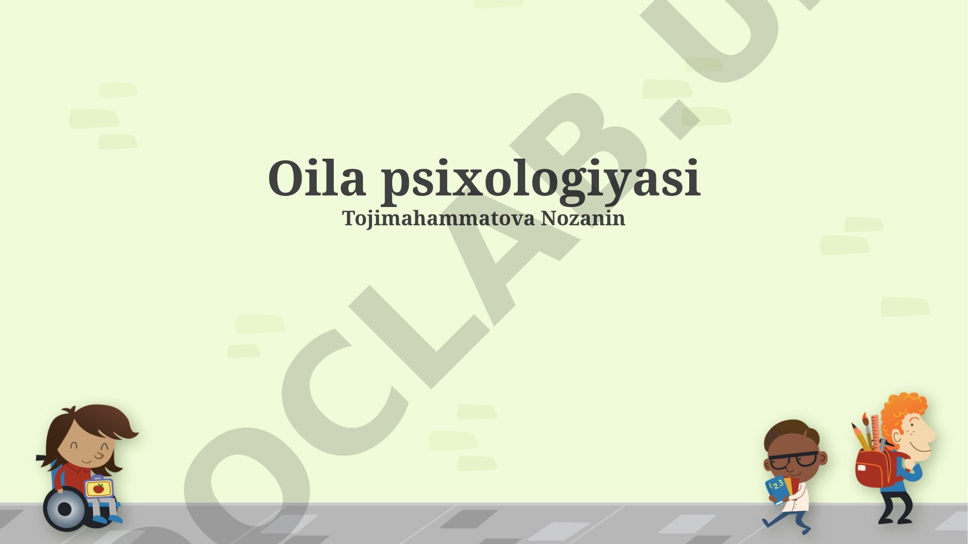 Oila psixologiyasiga kirish va asosiy tushunchalar