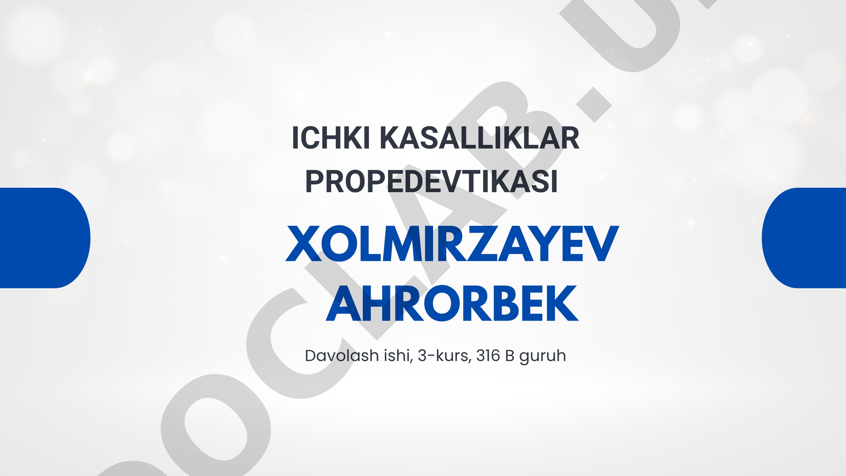 Yurak perkussiyasi va yurak chegaralarini aniqlash